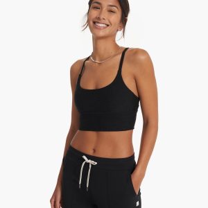 Long Line Elevation Bra | Black Heather