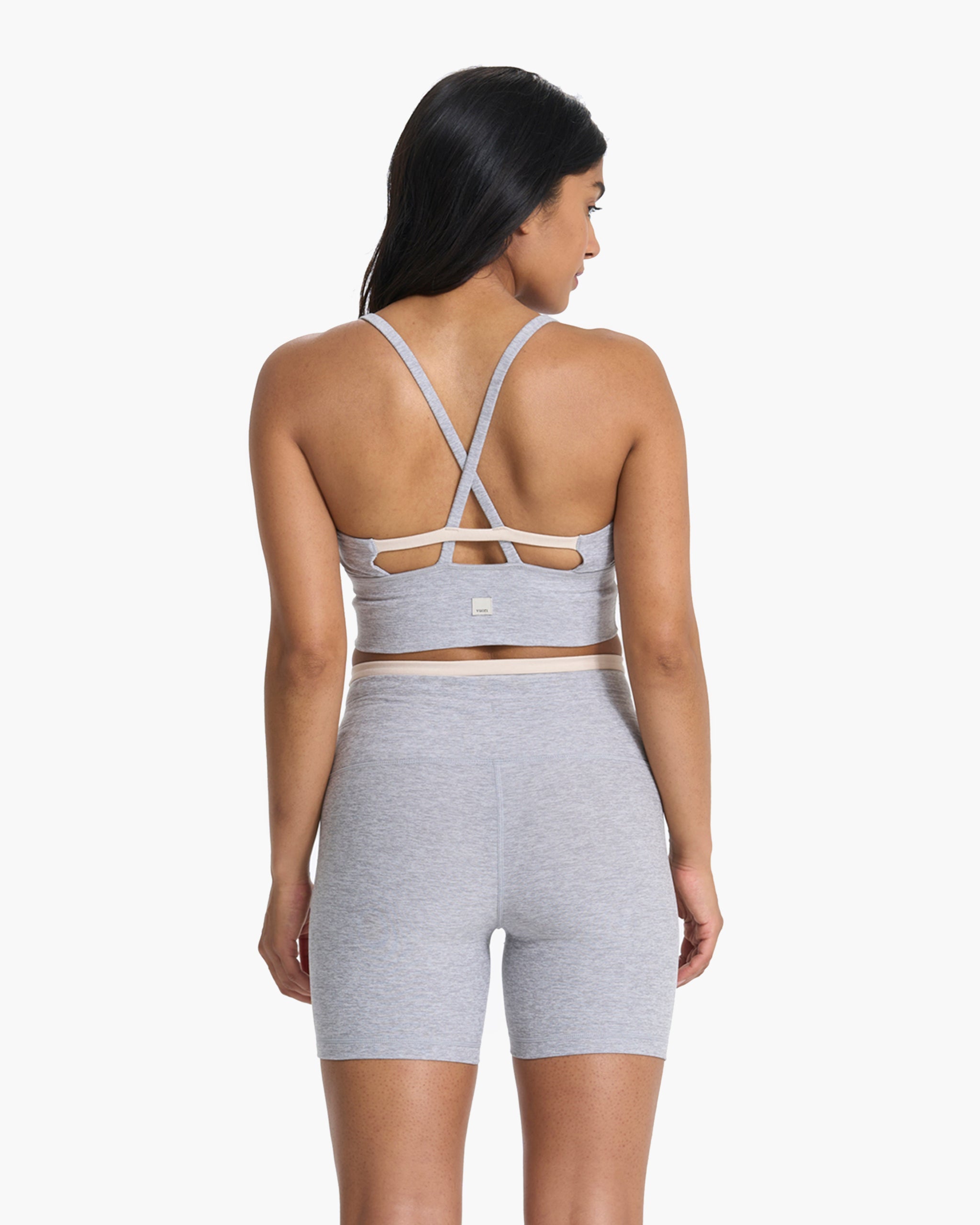 Long Line Elevation Bra | Light Heather Grey - Image 4