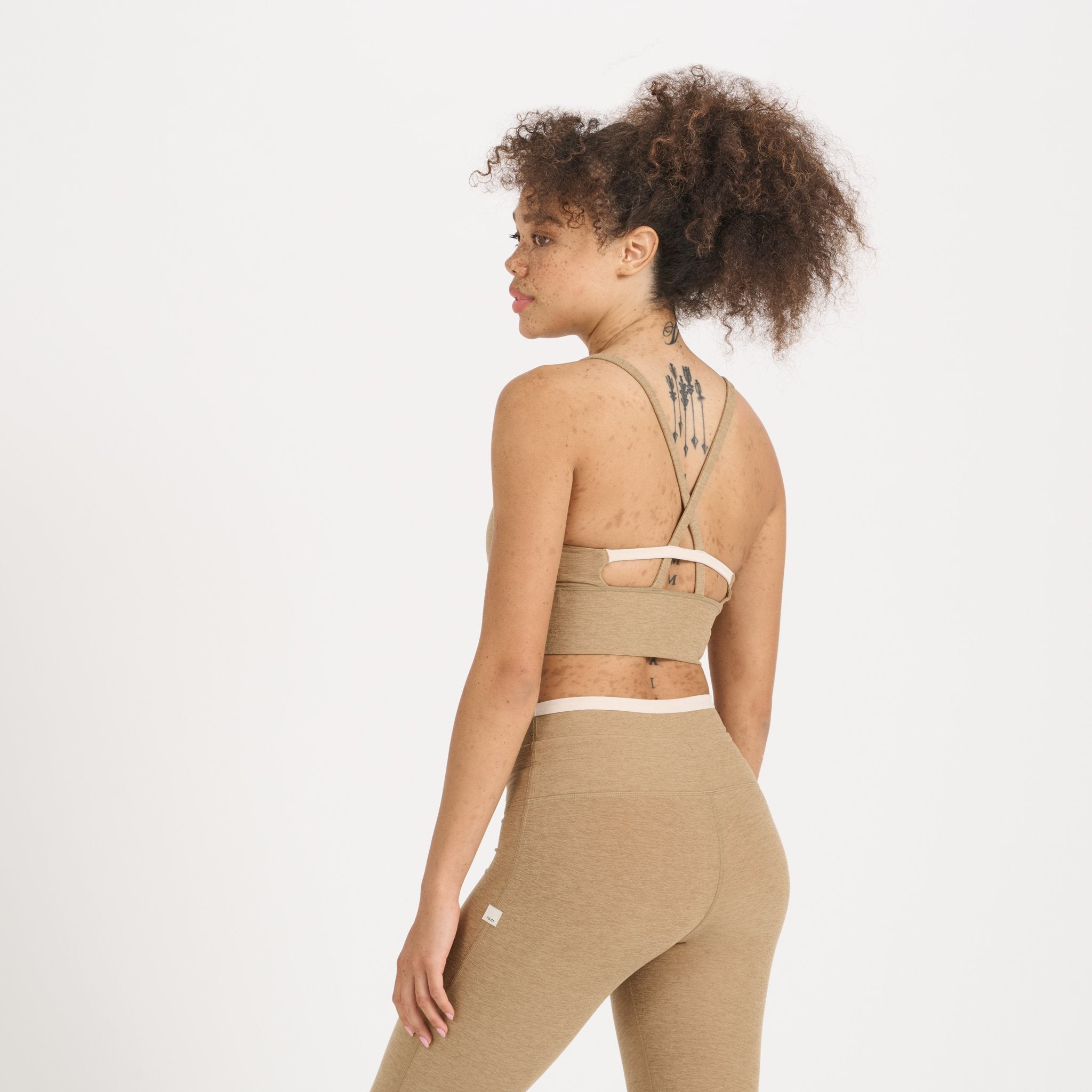 Long Line Elevation Bra | Wheat Heather - Image 2