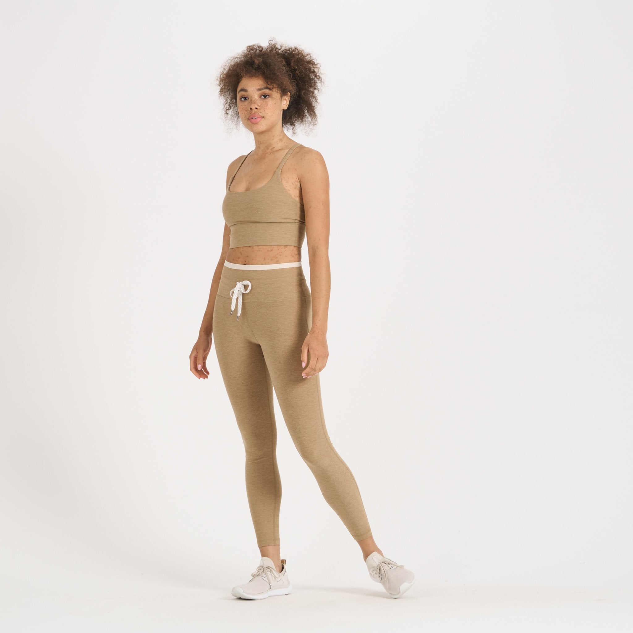 Long Line Elevation Bra | Wheat Heather - Image 3