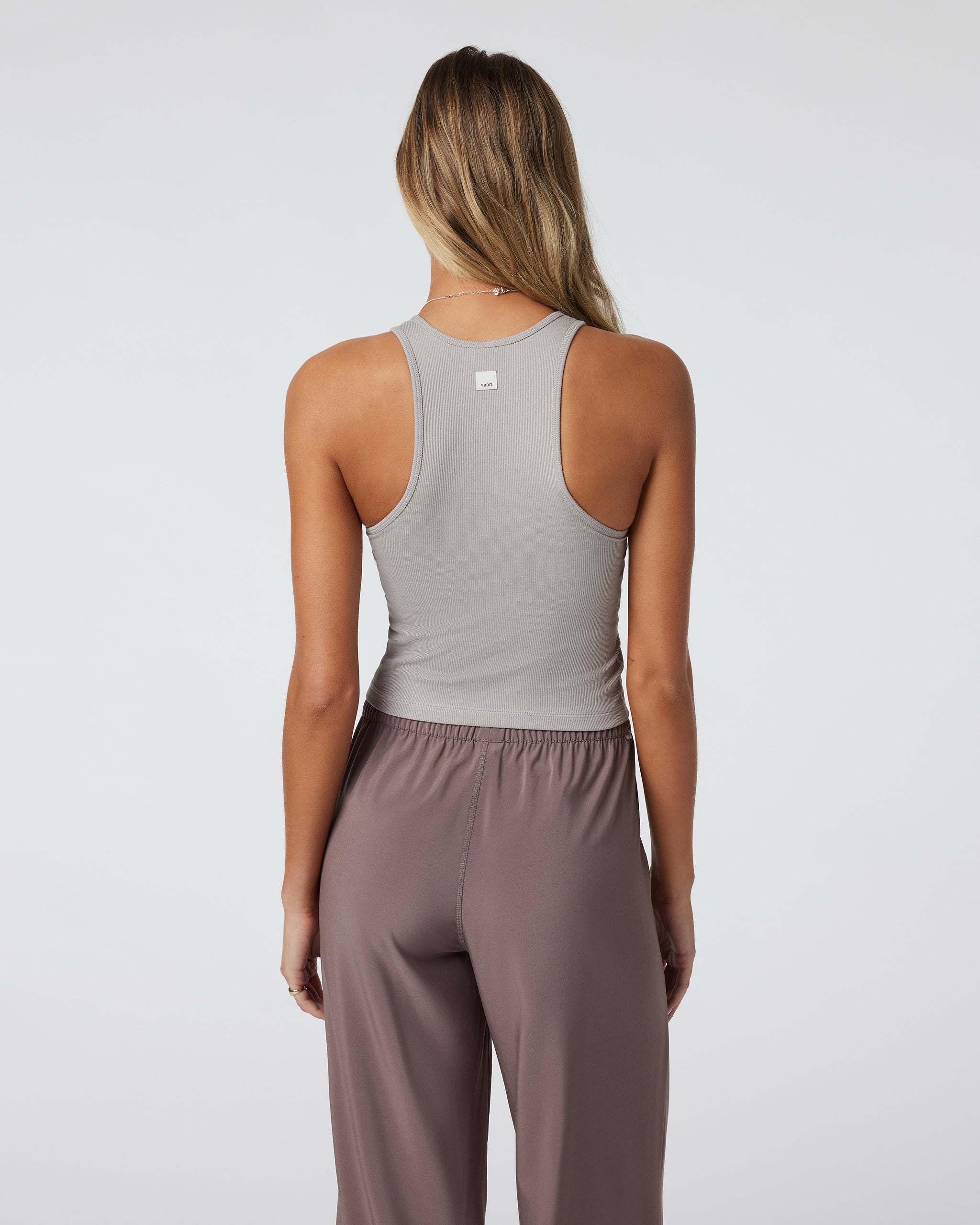 Pose Plyo Tank | Soft Pewter Heather - Image 3