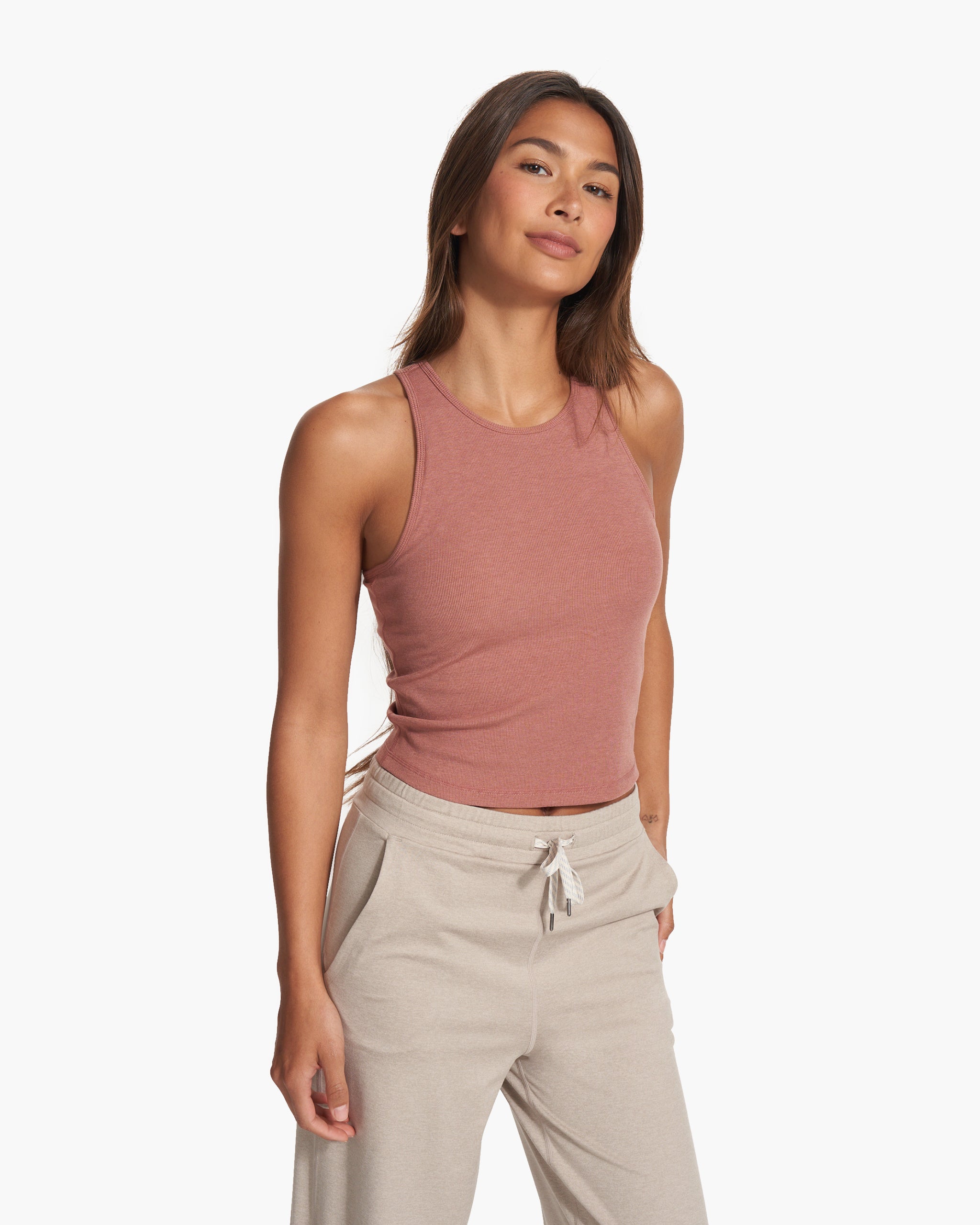 Pose Plyo Tank | Stoneware Heather - Image 2