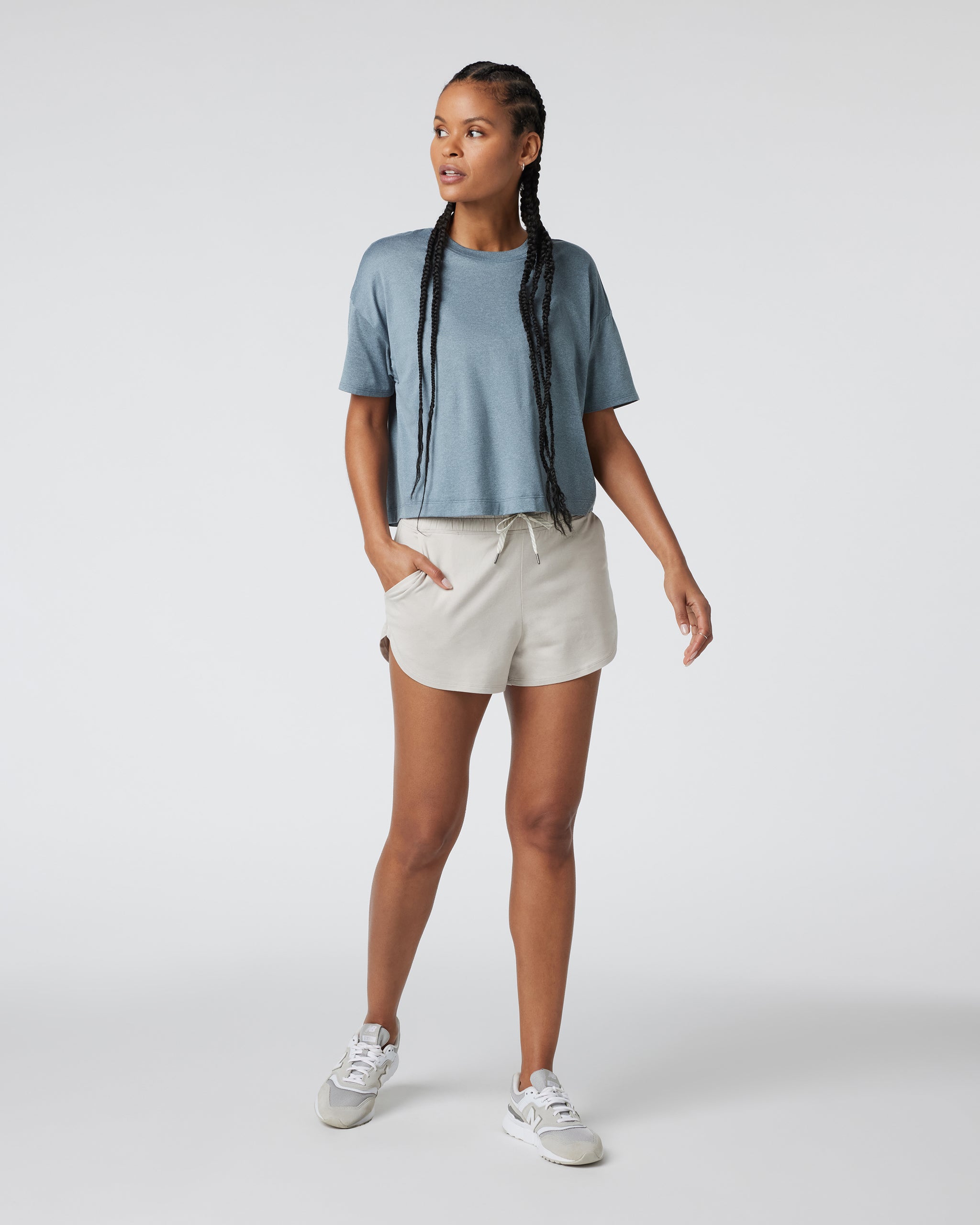 Energy Tee | Smoke Blue Heather - Image 2