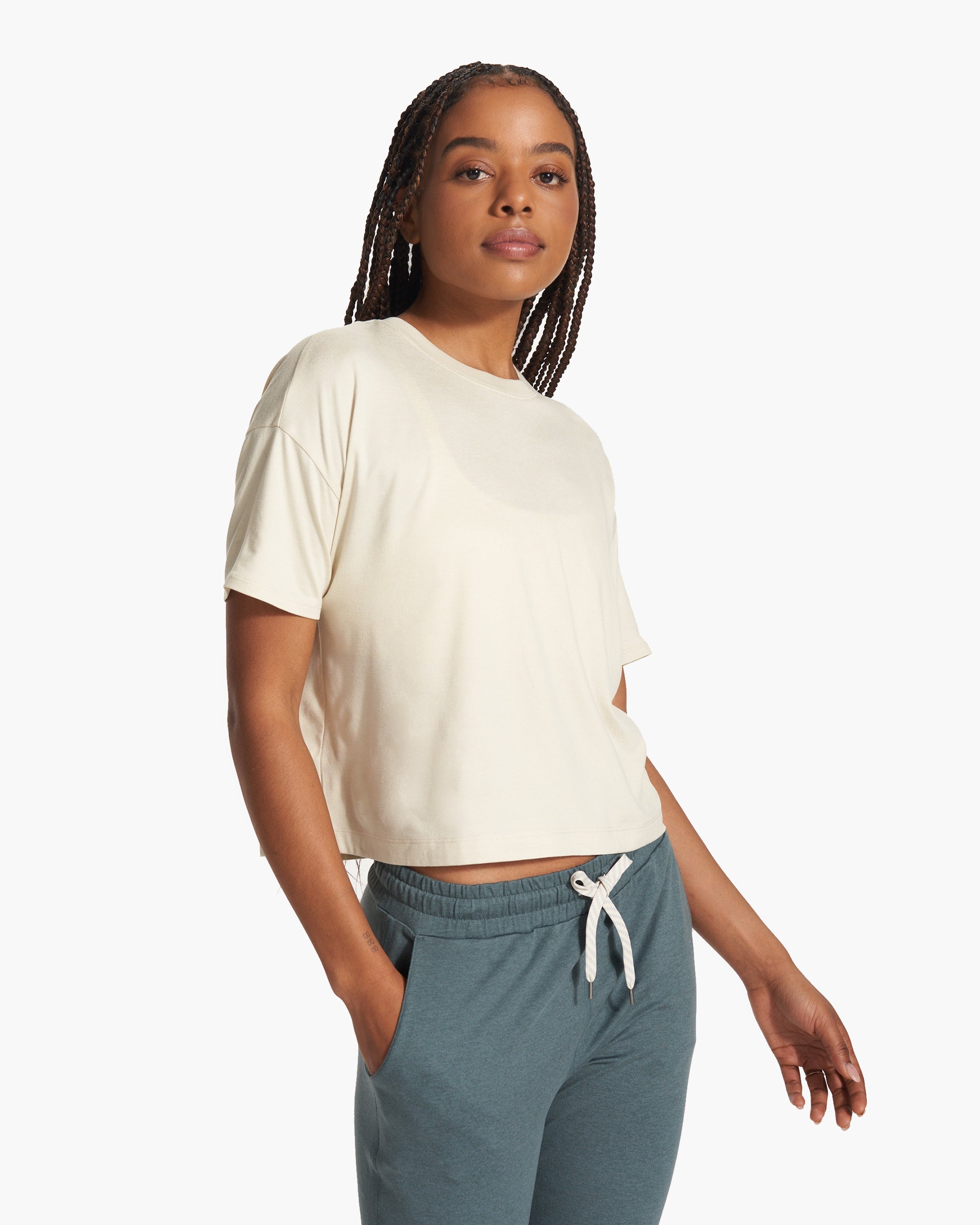 Energy Tee | Bone Heather