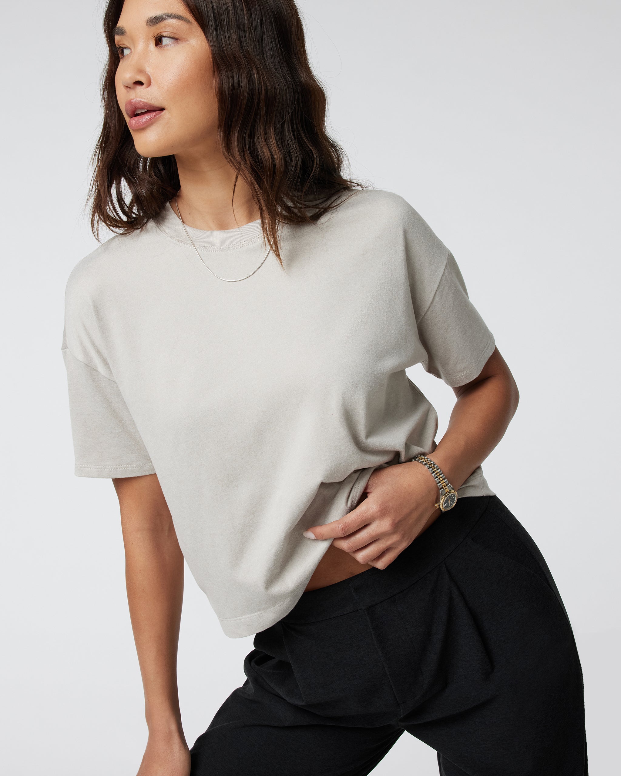 Energy Tee | Ecru Heather