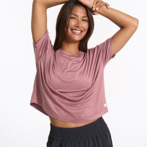 Energy Tee | Marsala Heather