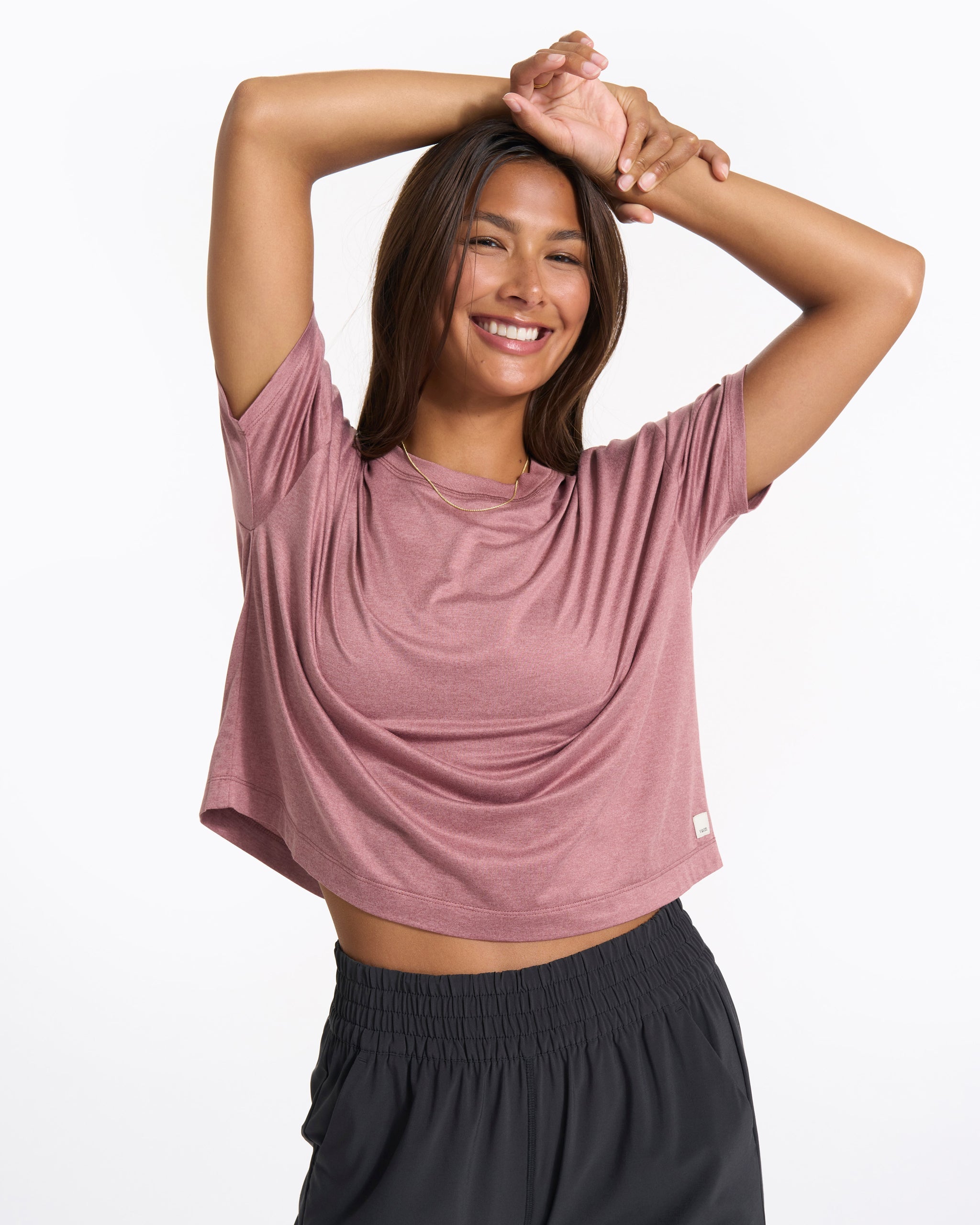 Energy Tee | Marsala Heather