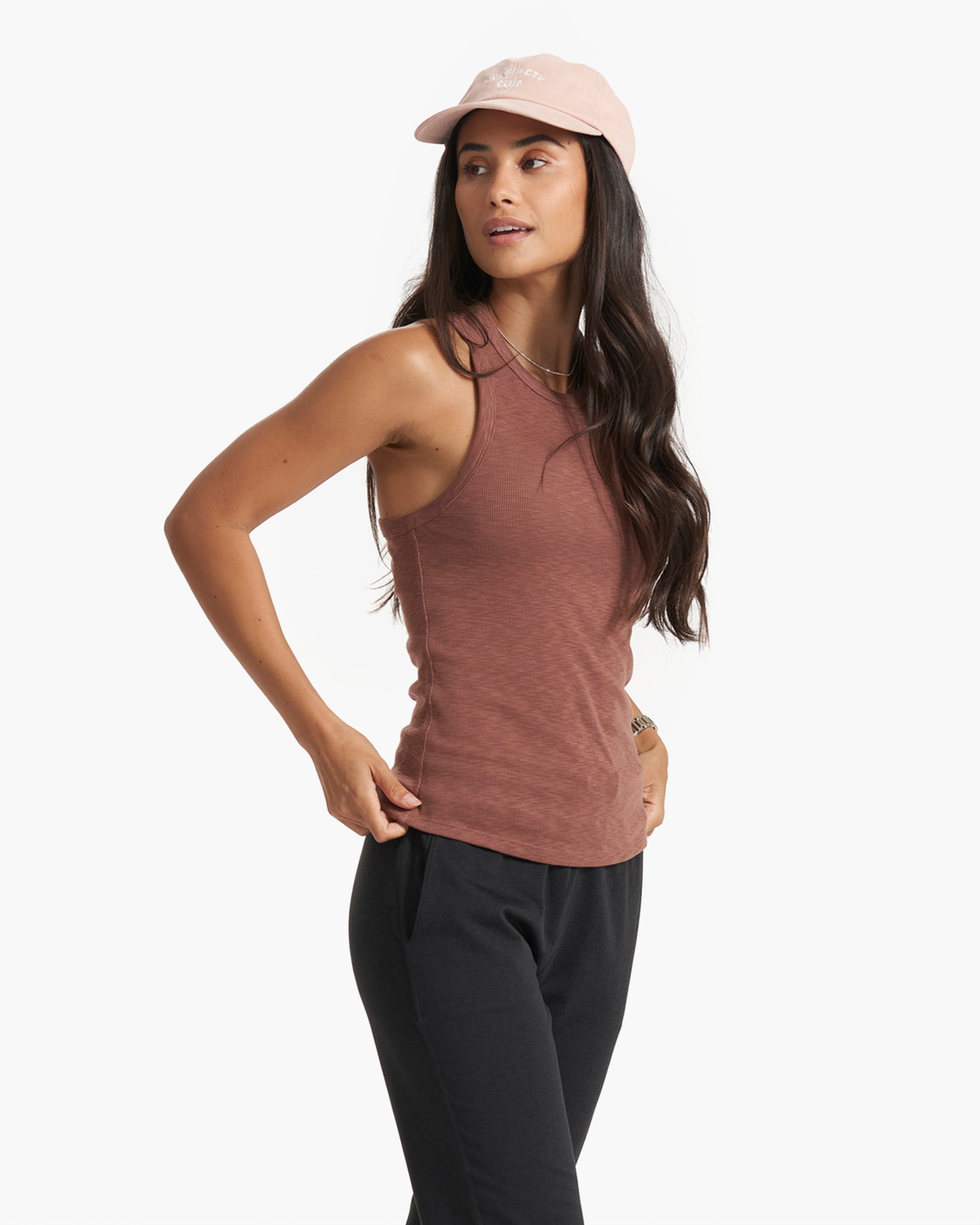 Sunrise High Neck Tank | Hazelnut - Image 2