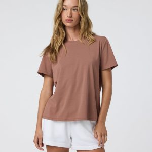 Feather Tee | Sedona Brown