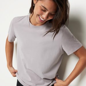 Feather Tee | Soft Pewter