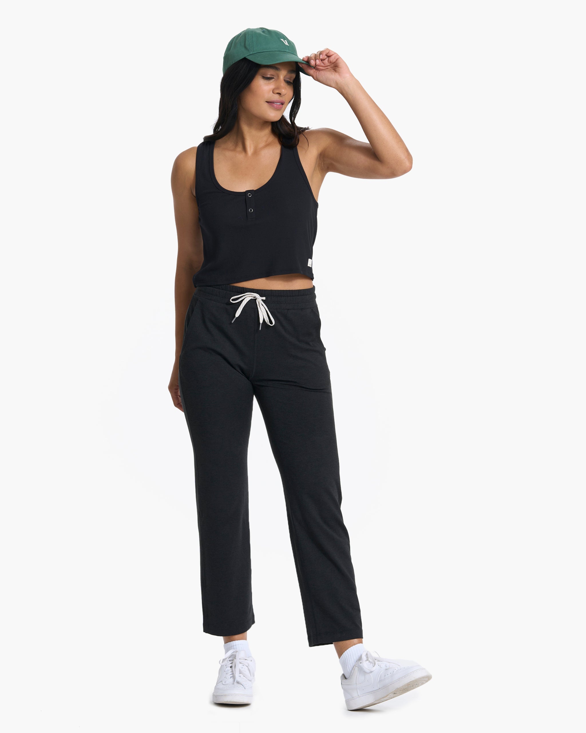 Cove Crop Tank | Black - Image 2