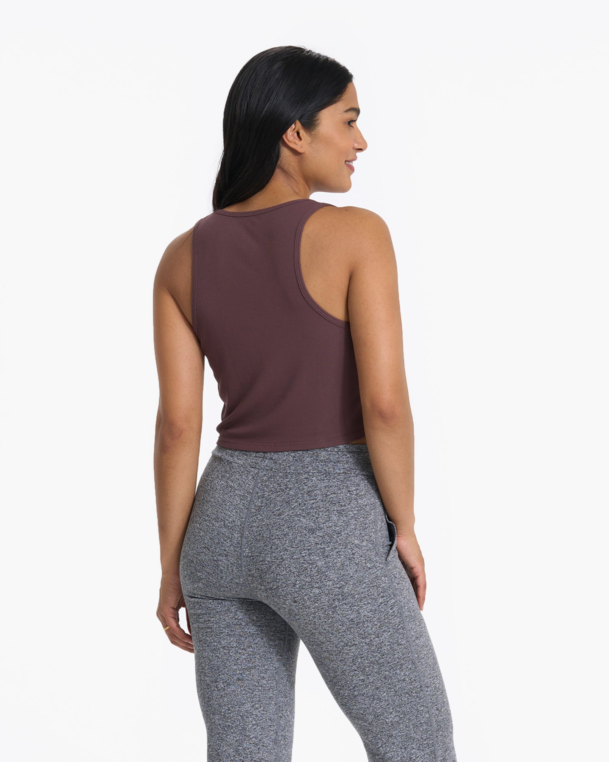 Cove Crop Tank | Chestnut - Image 4