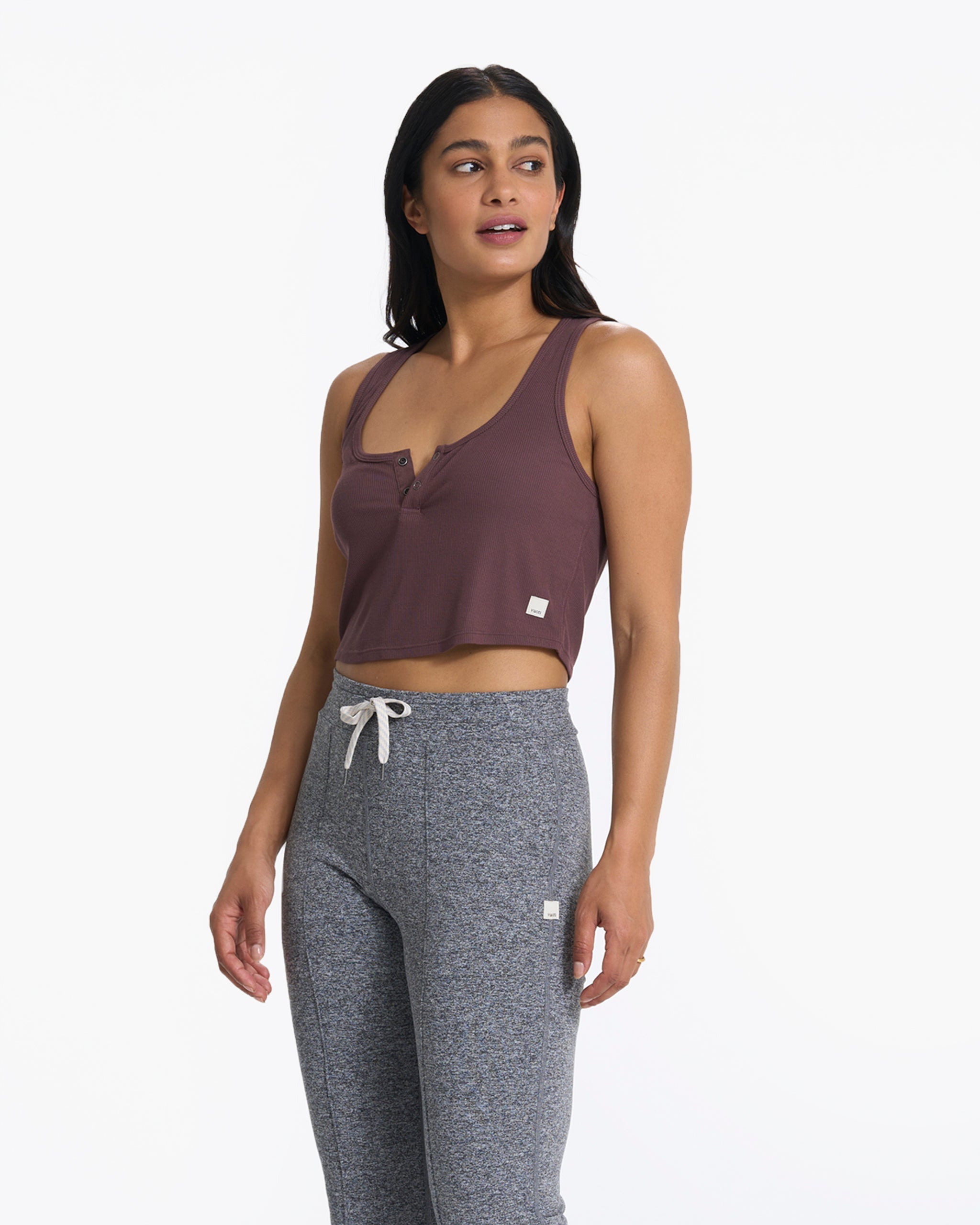 Cove Crop Tank | Chestnut - Image 2