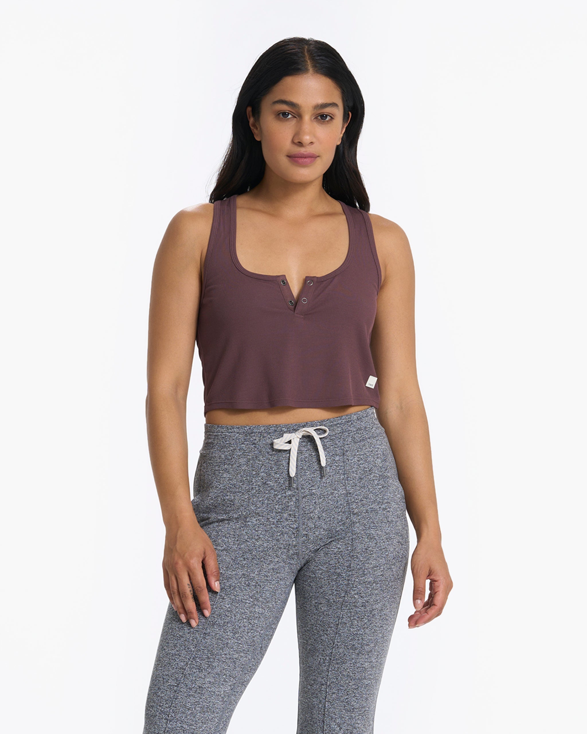 Cove Crop Tank | Chestnut - Image 3