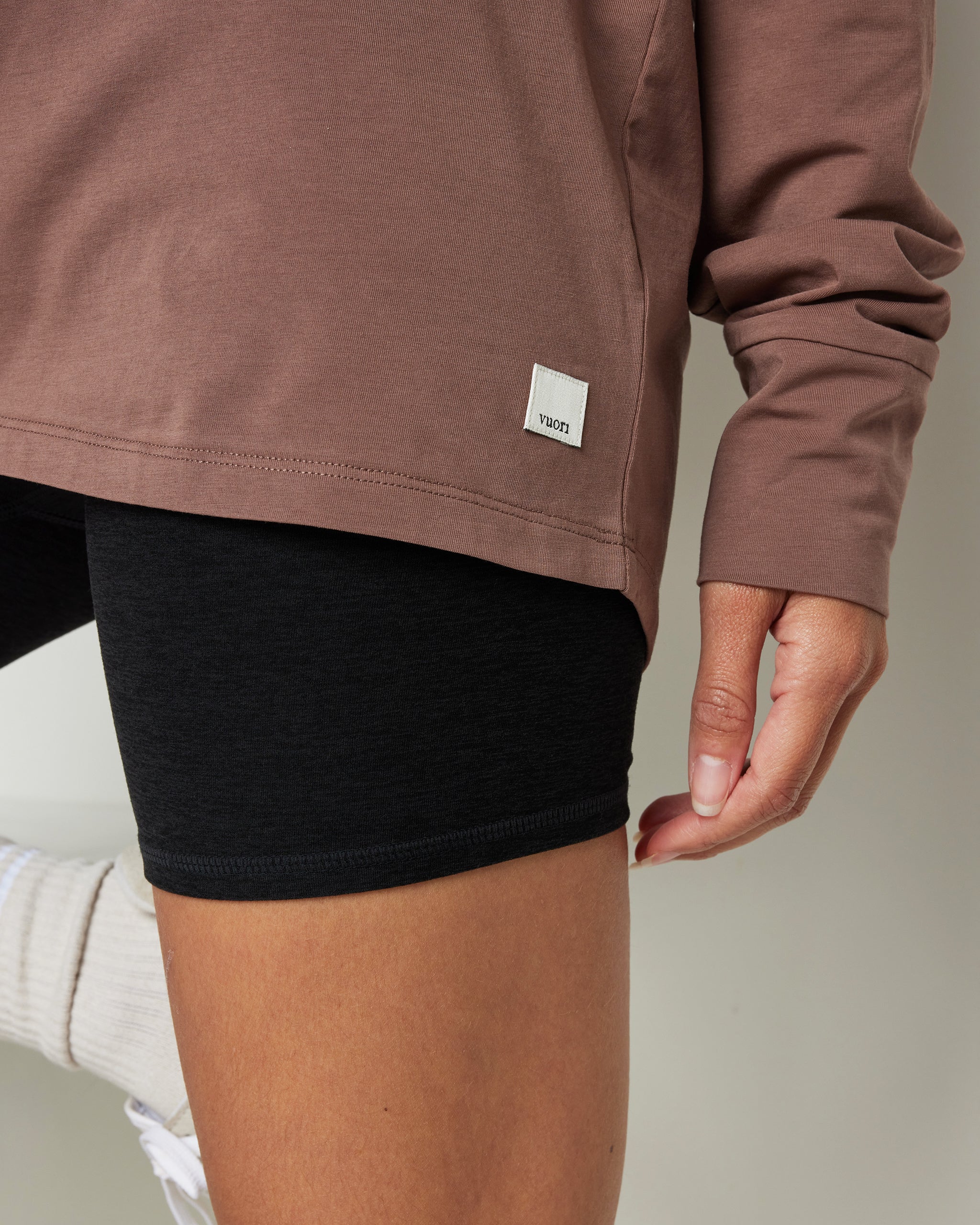Long-Sleeve Feather Tee | Clove - Image 4