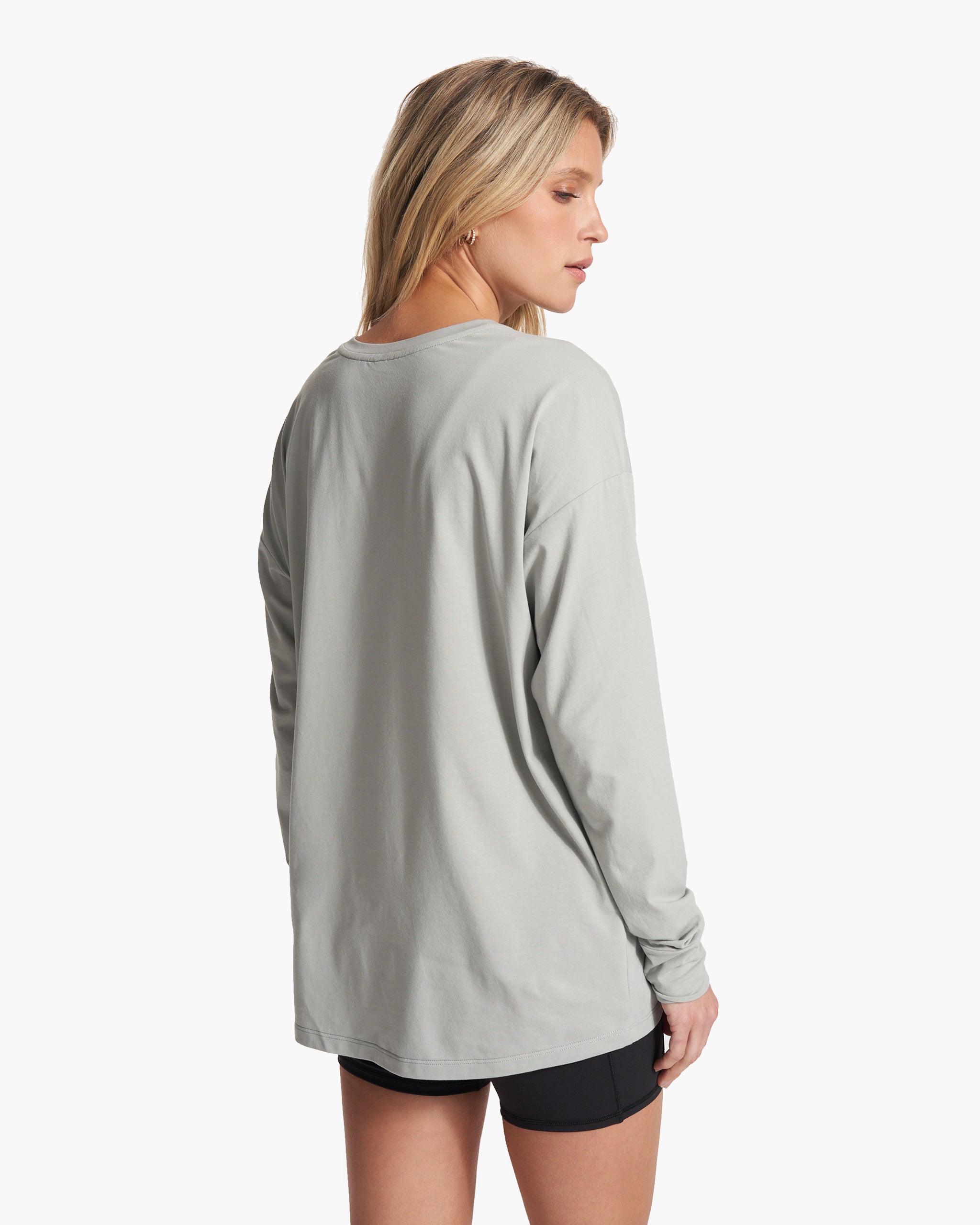 Long-Sleeve Feather Tee | White Sage - Image 3