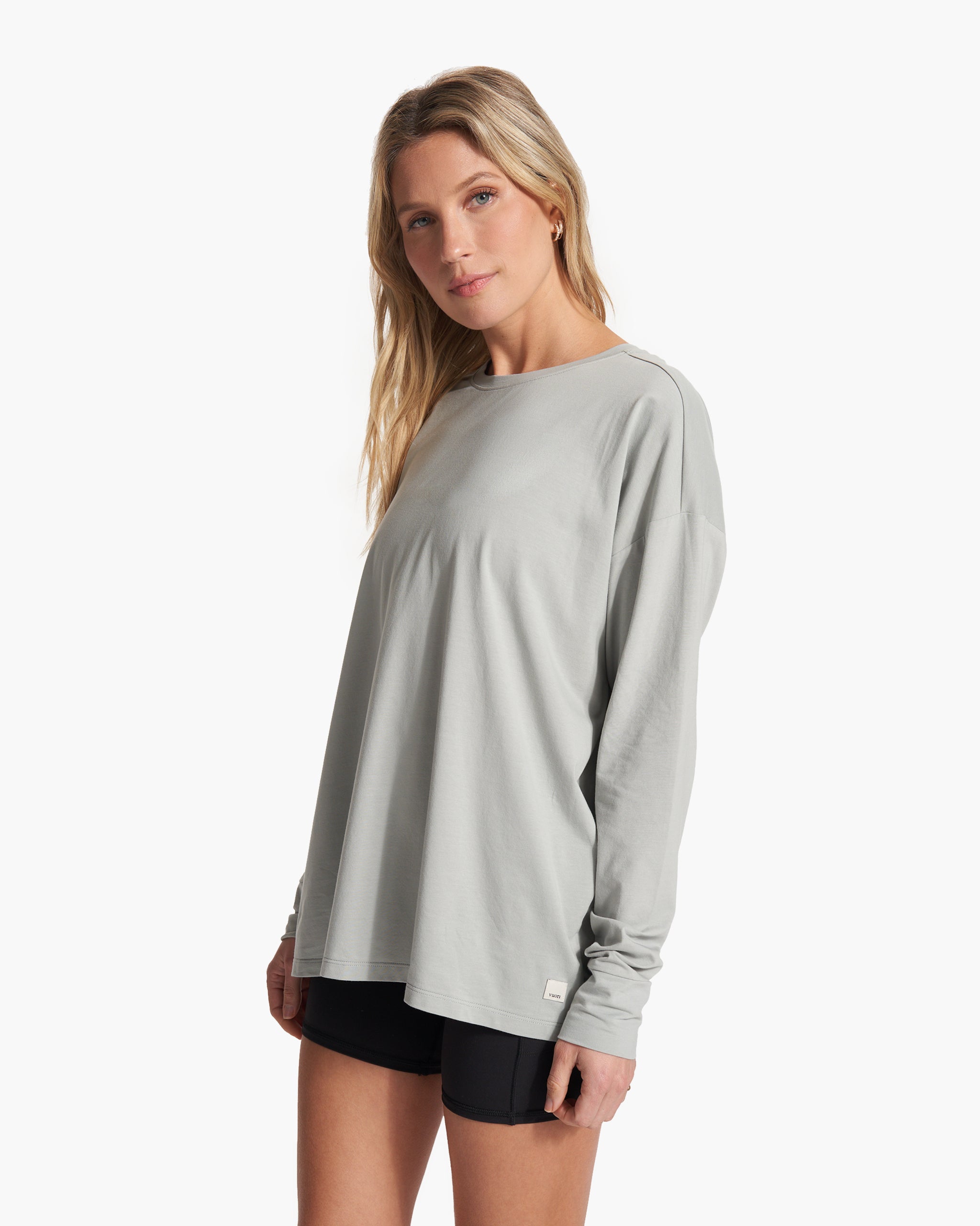 Long-Sleeve Feather Tee | White Sage - Image 2