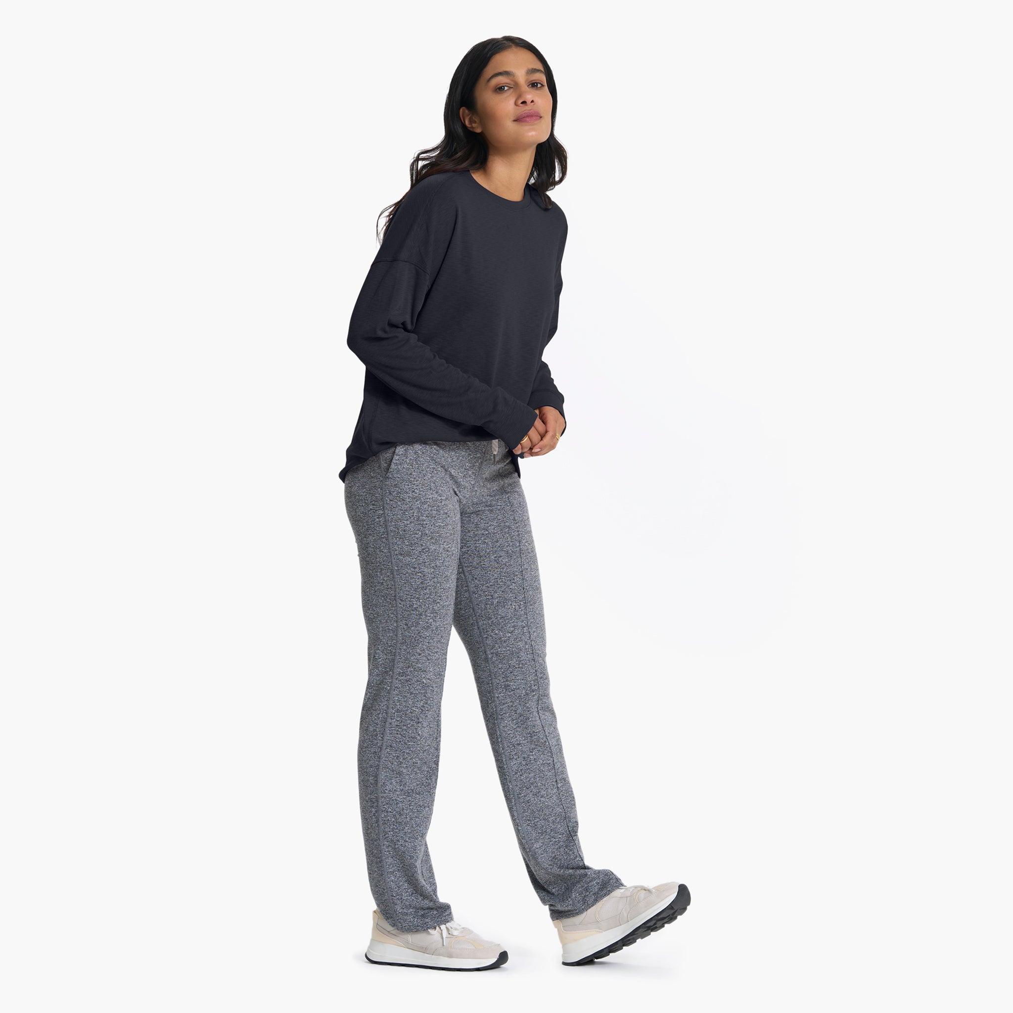 Long-Sleeve Sunrise Crew | Black - Image 8