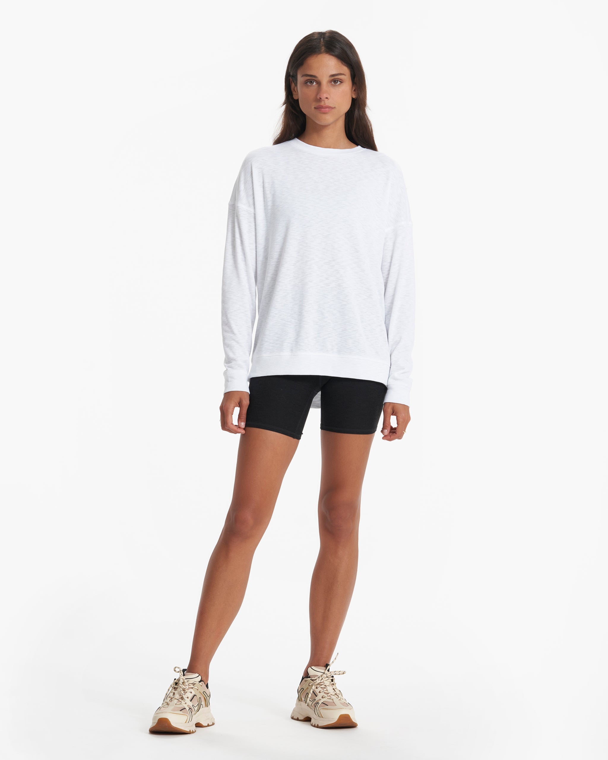 Long-Sleeve Sunrise Crew | White - Image 5