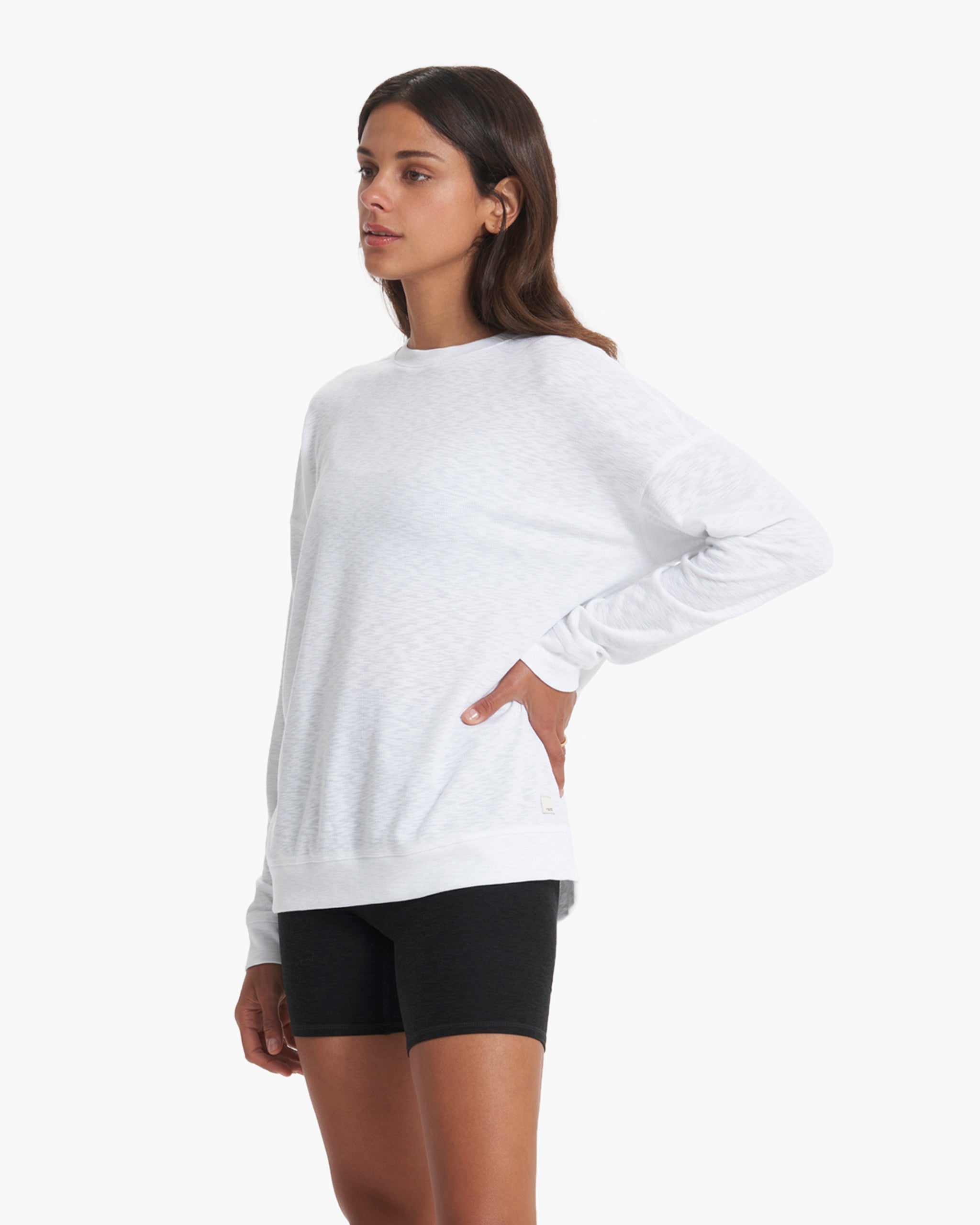 Long-Sleeve Sunrise Crew | White - Image 2