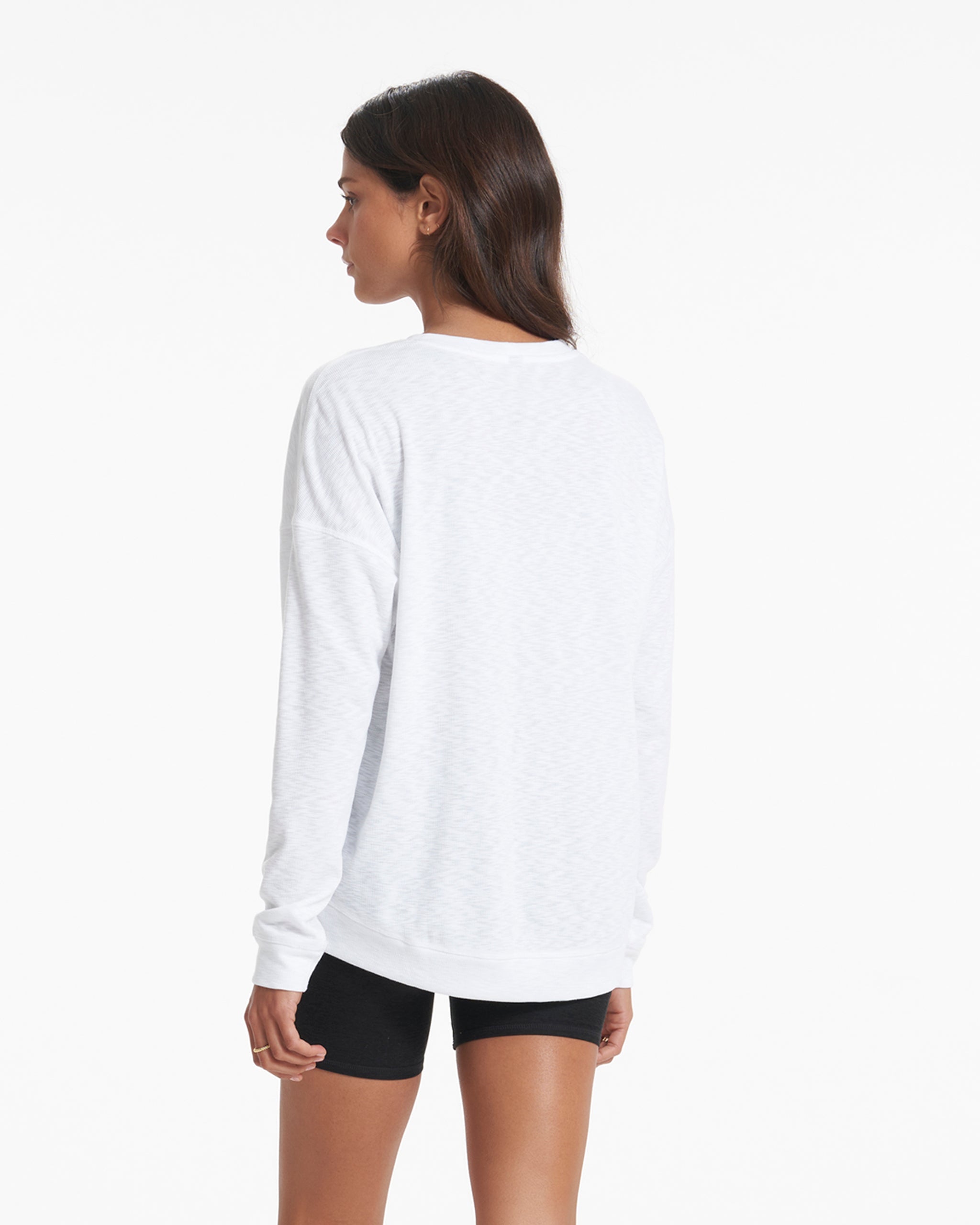 Long-Sleeve Sunrise Crew | White - Image 4