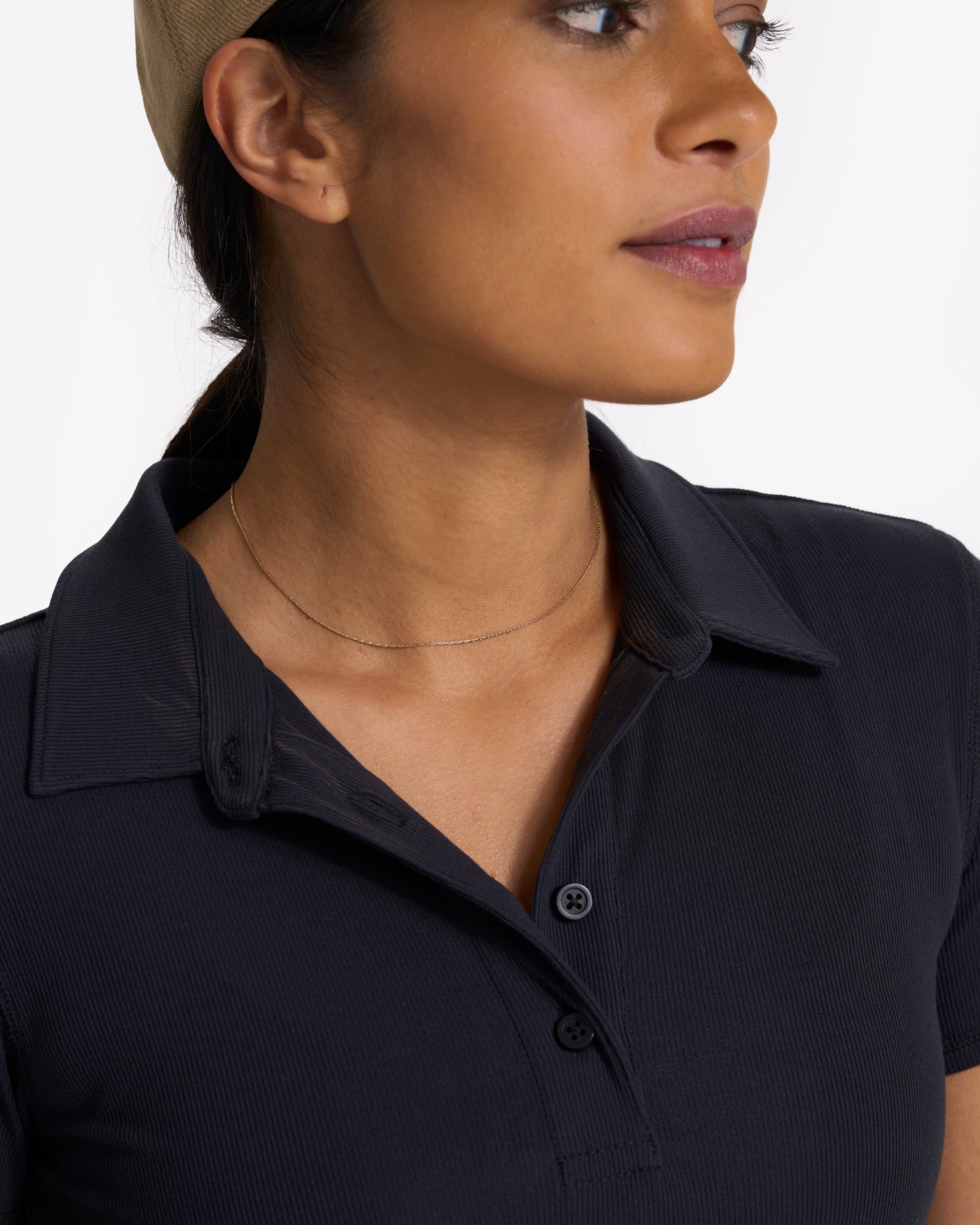 Pose Fitted Polo | Black - Image 3