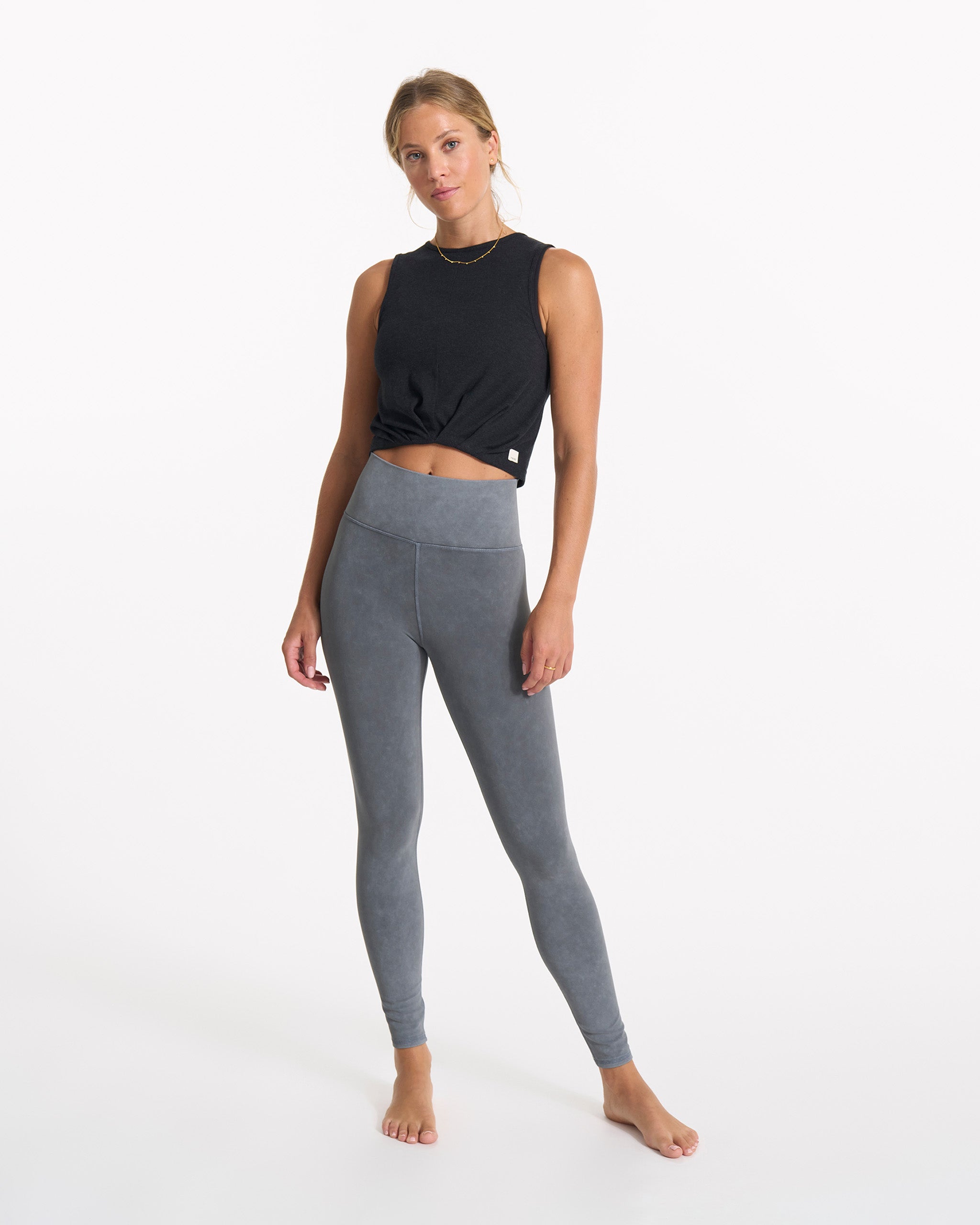Cove High Neck Tank | Black Heather - Image 5