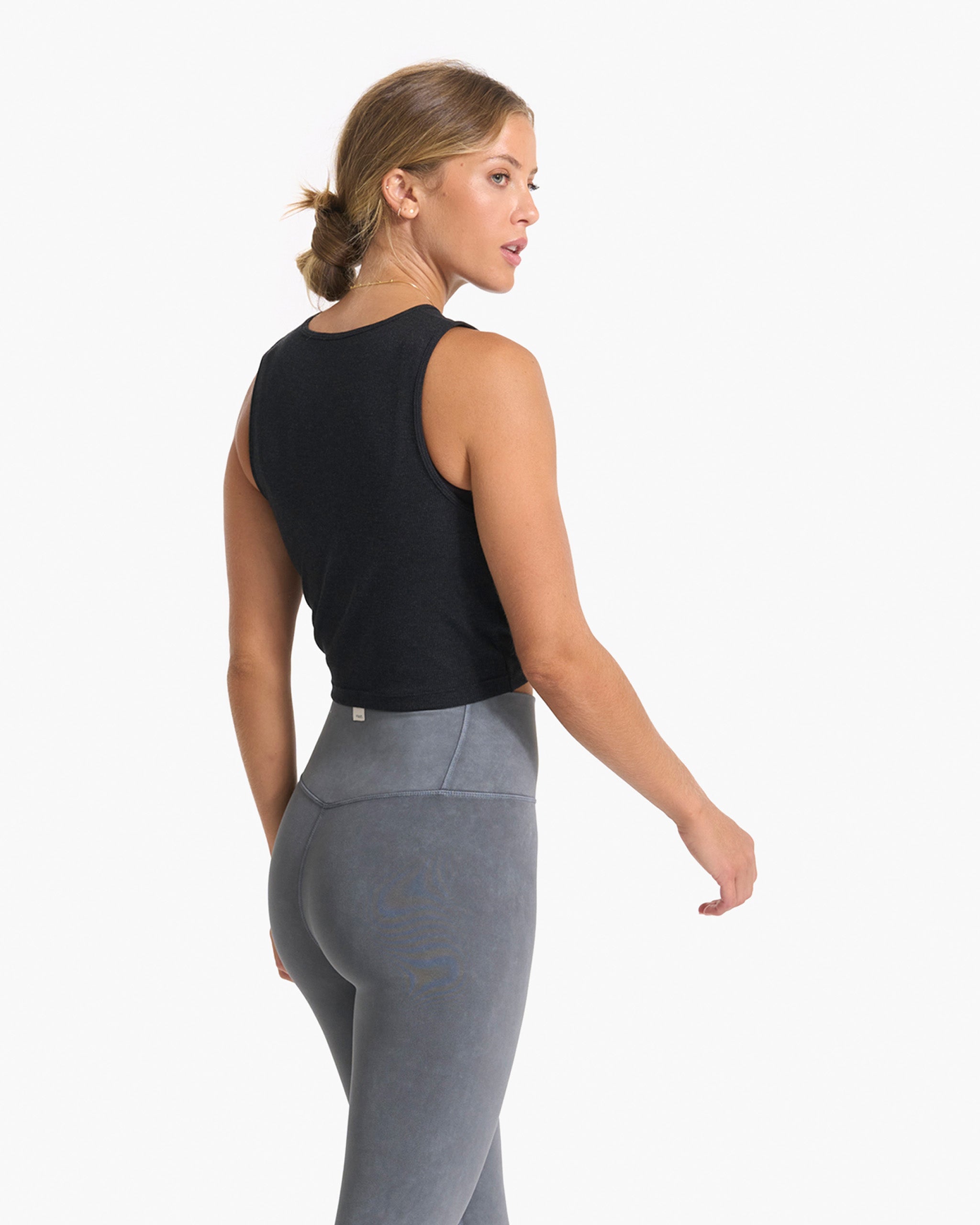 Cove High Neck Tank | Black Heather - Image 4