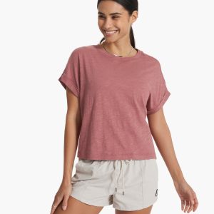 Sunset Easy Tee | Marsala