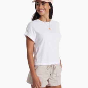 Sunset Easy Tee | White