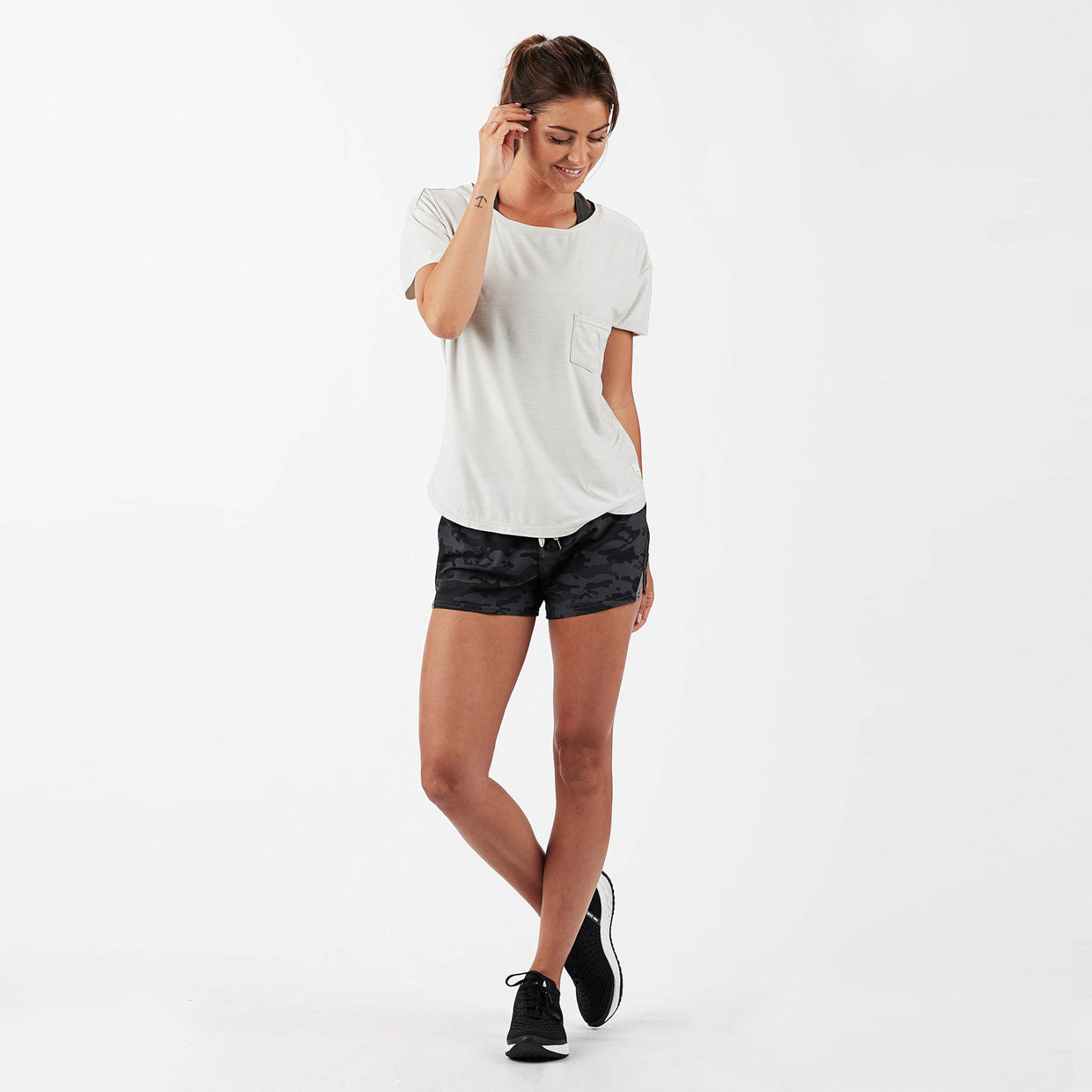 Lux Performance Tee | Dove Grey - Image 2