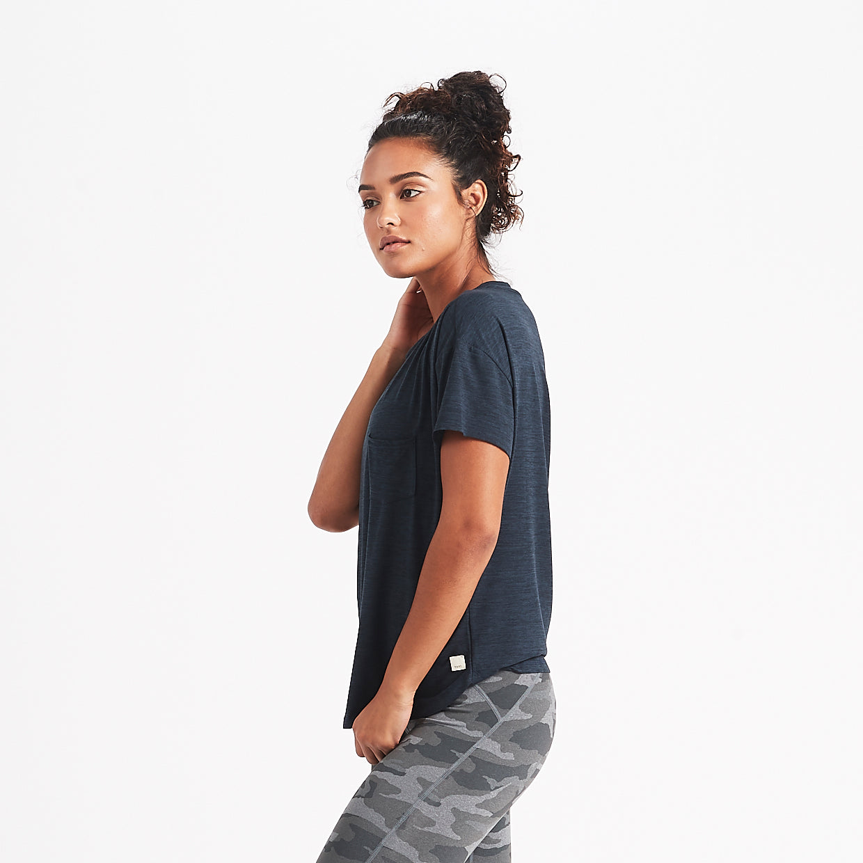 Lux Performance Tee | Ink Heather - Image 2