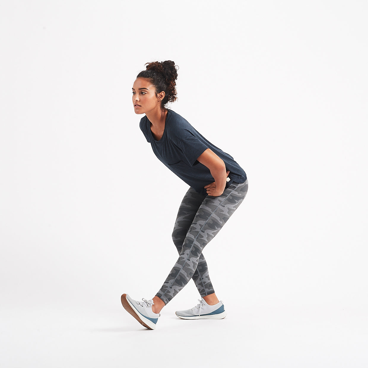 Lux Performance Tee | Ink Heather - Image 5