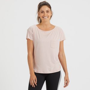 Lux Performance Tee | Shell Heather