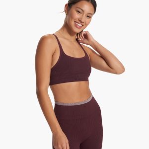 Helix Seamless Bra | Cerise
