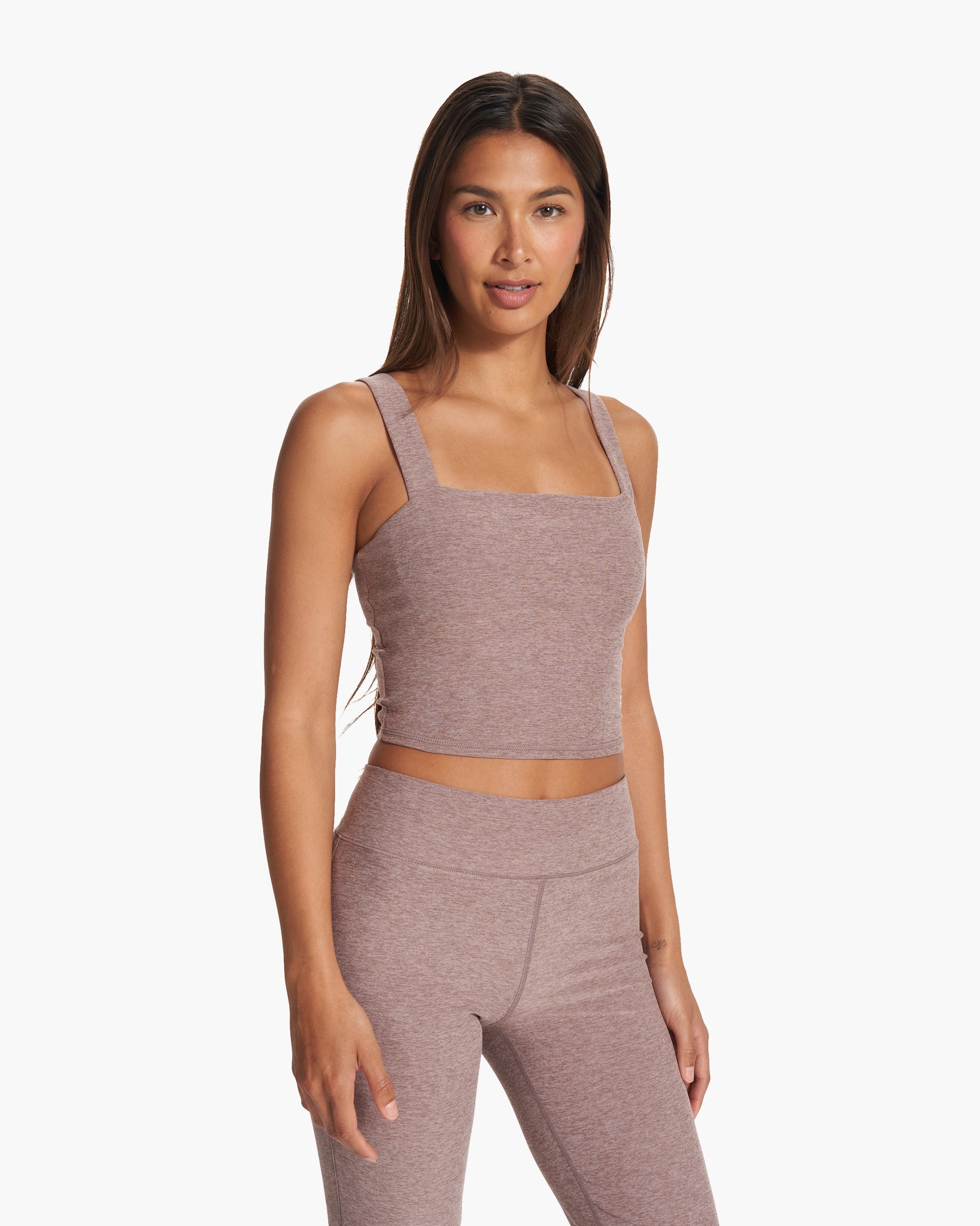 Elevation Square Neck Tank | Hazel Heather - Image 2