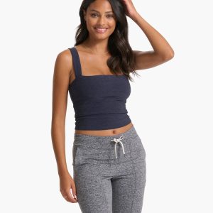 Elevation Square Neck Tank | Midnight Heather