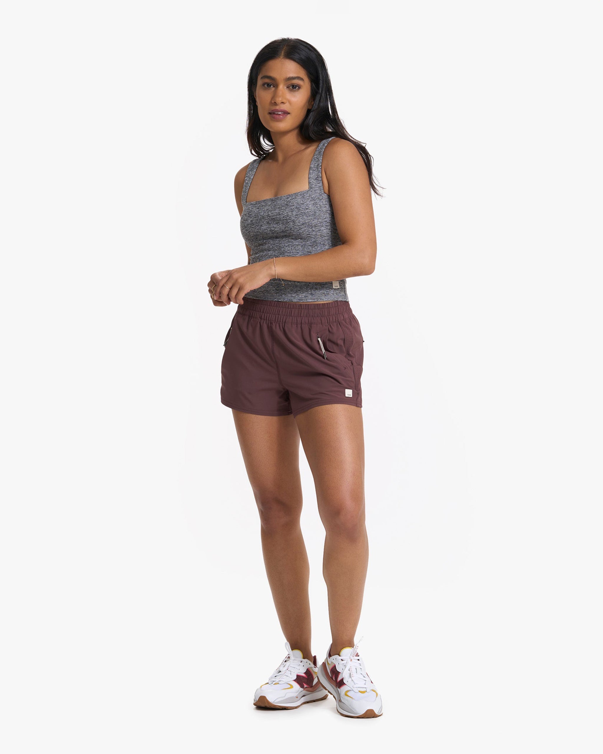 Elevation Square Neck Tank | Heather Grey - Image 5