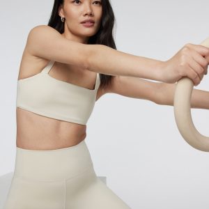 Evolve Square Neck Bra | Bone