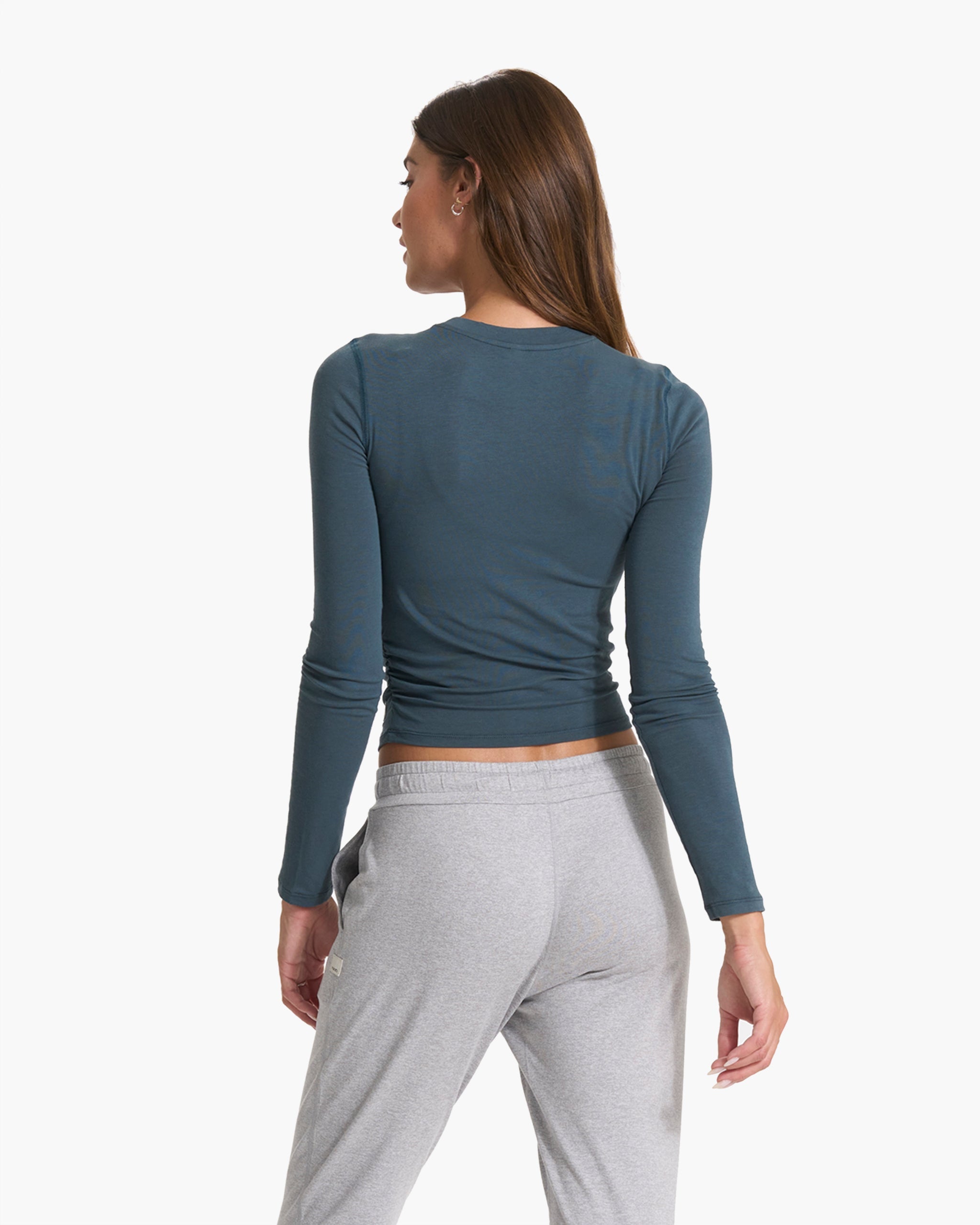 Long-Sleeve Coast Crop | Stone - Image 6