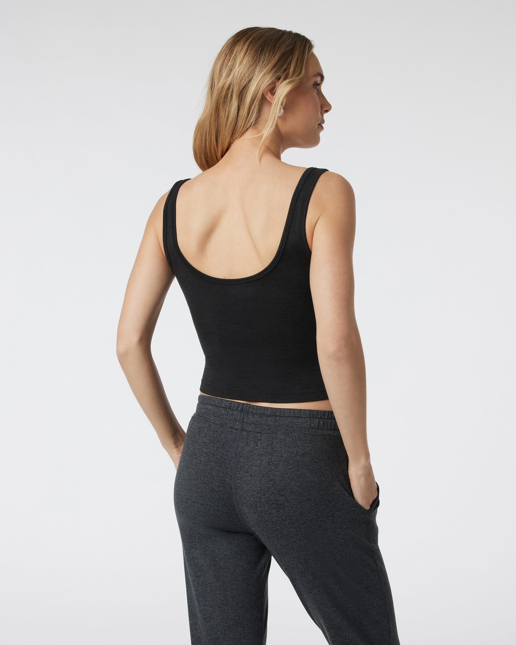Halo Essential Tank | Black Heather - Image 3