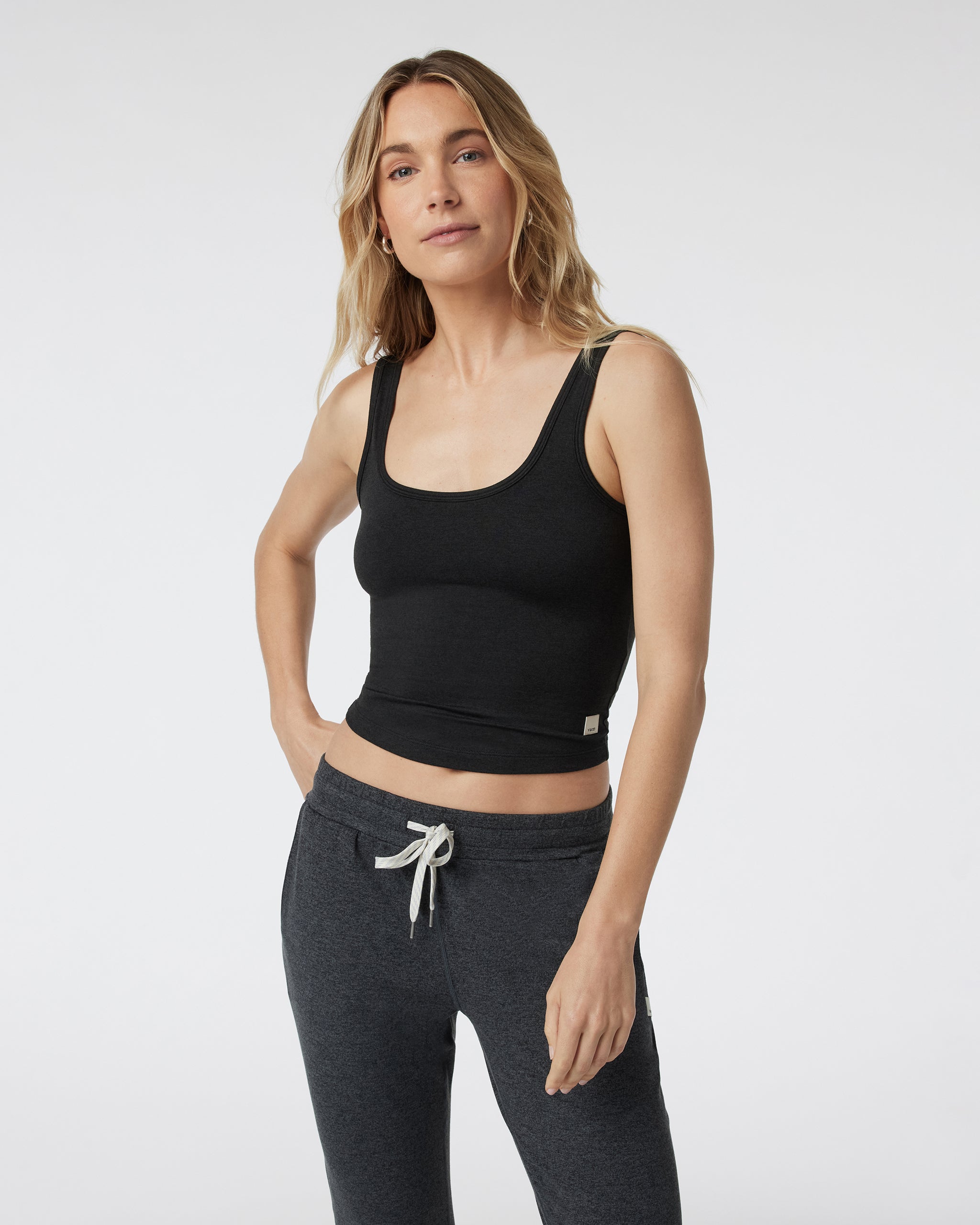 Halo Essential Tank | Black Heather