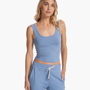 Halo Essential Tank | Isle Blue Heather