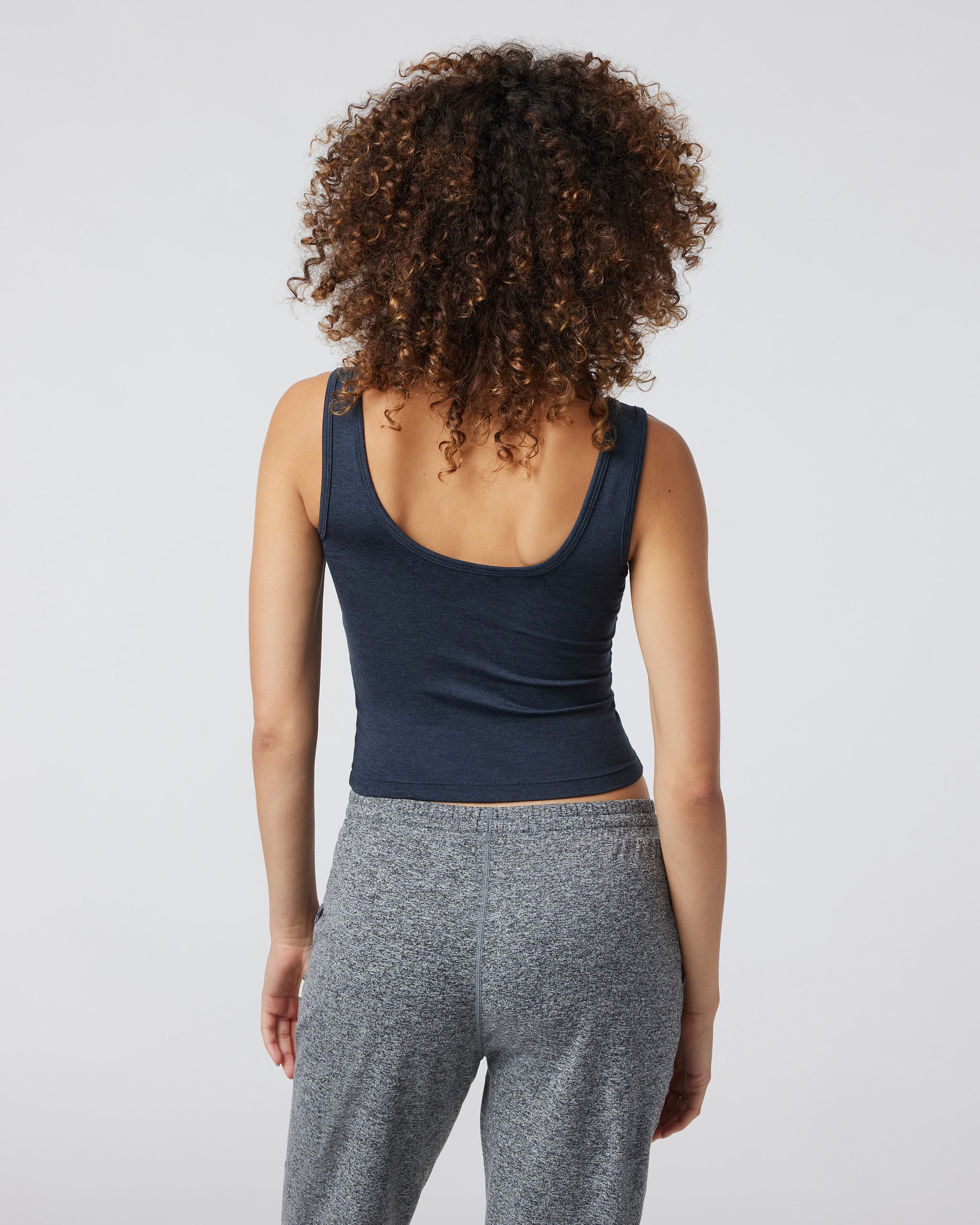 Halo Essential Tank | Midnight Heather - Image 3