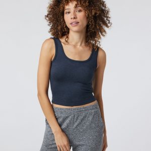 Halo Essential Tank | Midnight Heather