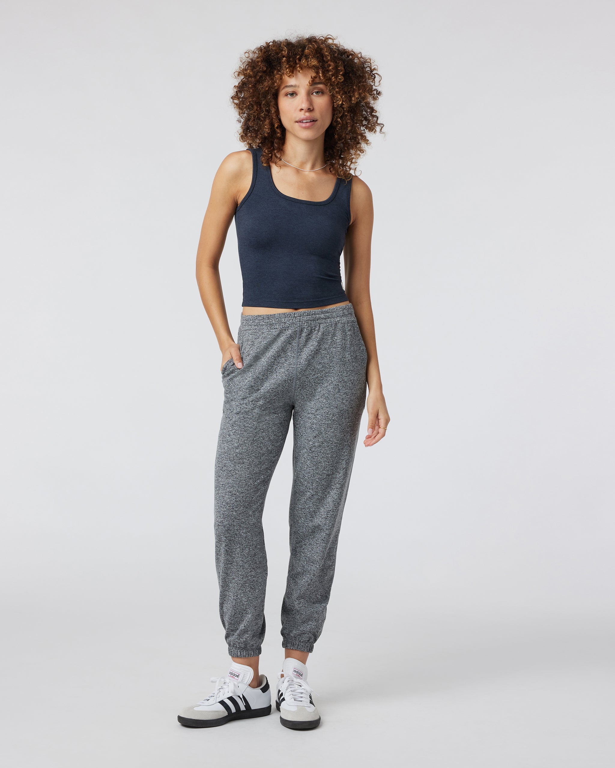Halo Essential Tank | Midnight Heather - Image 2