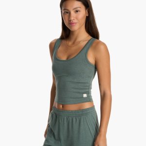 Halo Essential Tank | Sea Pine Heather