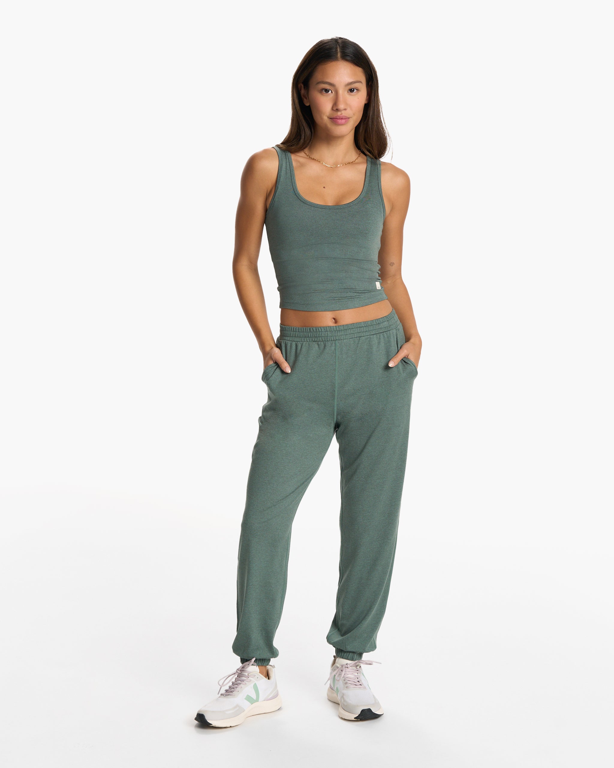 Halo Essential Tank | Sea Pine Heather - Image 2