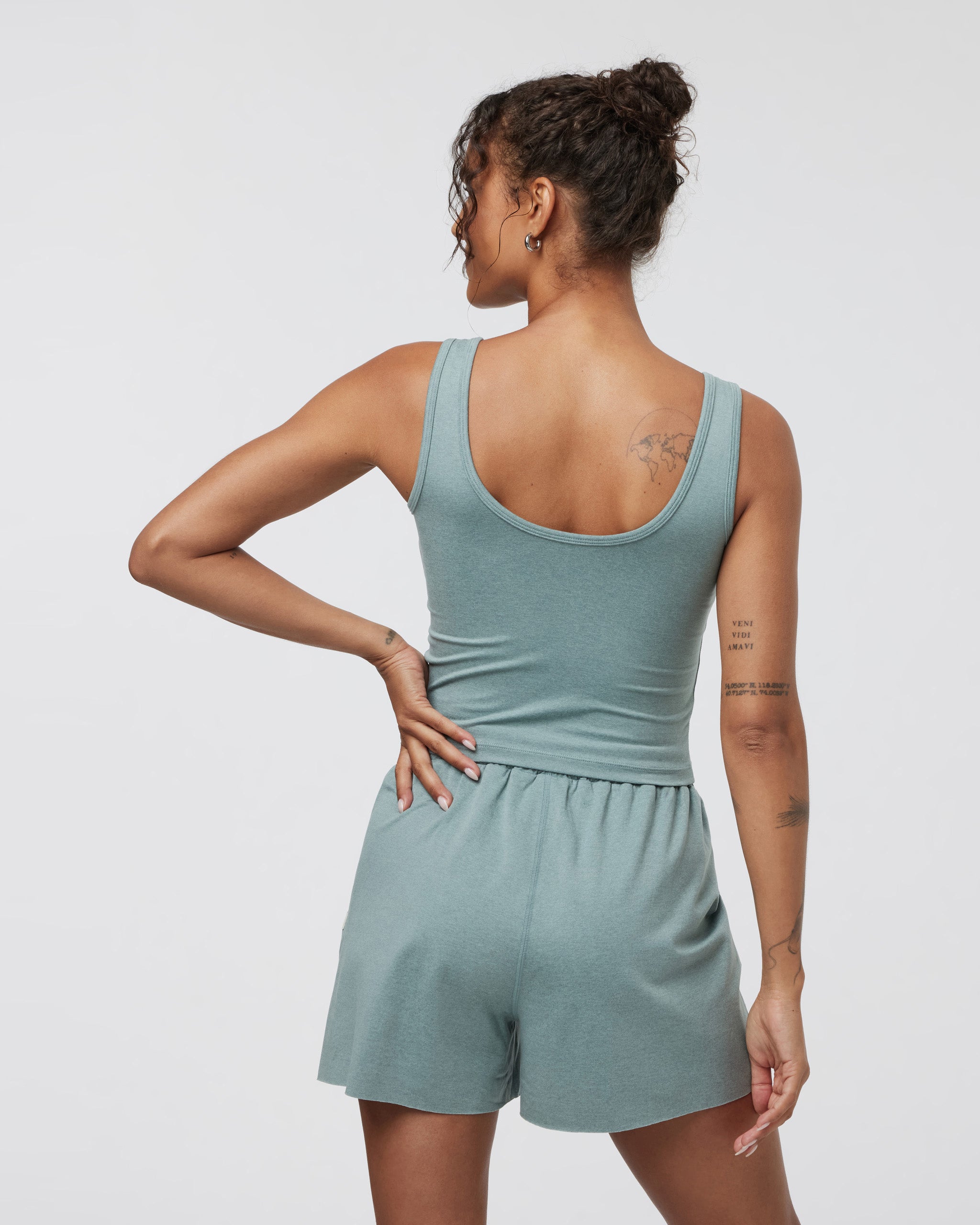 Halo Essential Tank | Vintage Pistachio Heather - Image 3