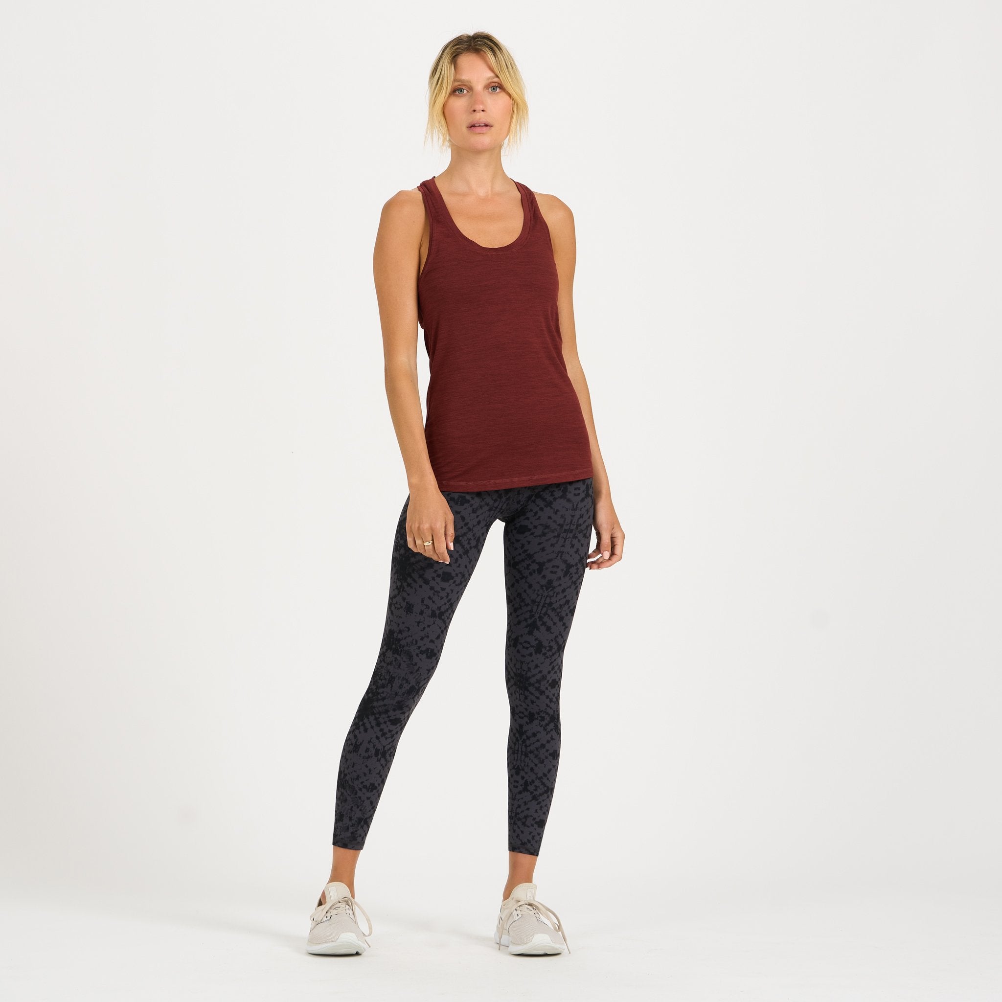 Lux Performance Tank | Brick Heather - Image 3